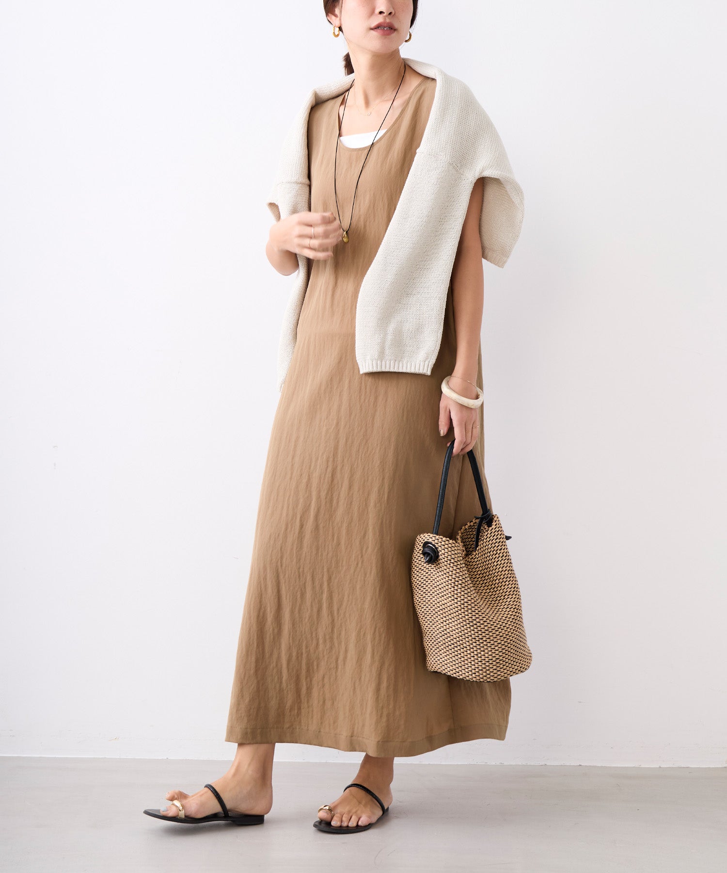 20%off]Iラインノースリーブワンピース | MICA&DEAL ONLINE STORE