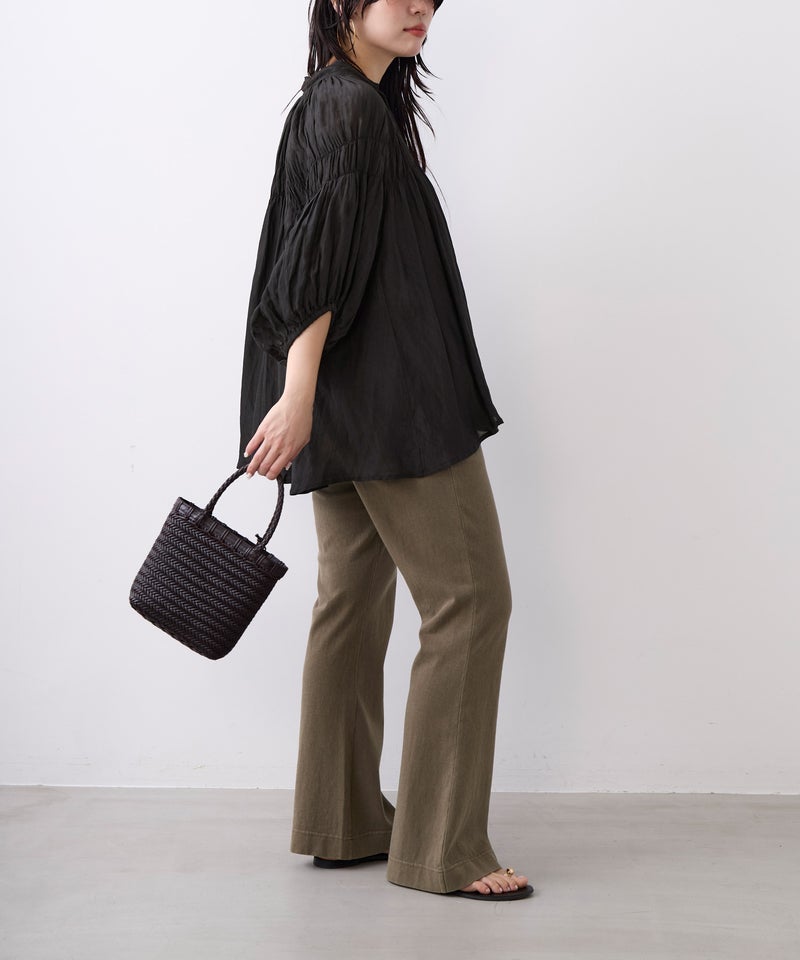 40%off]インドリネンシャーリングブラウス | MICA&DEAL ONLINE STORE