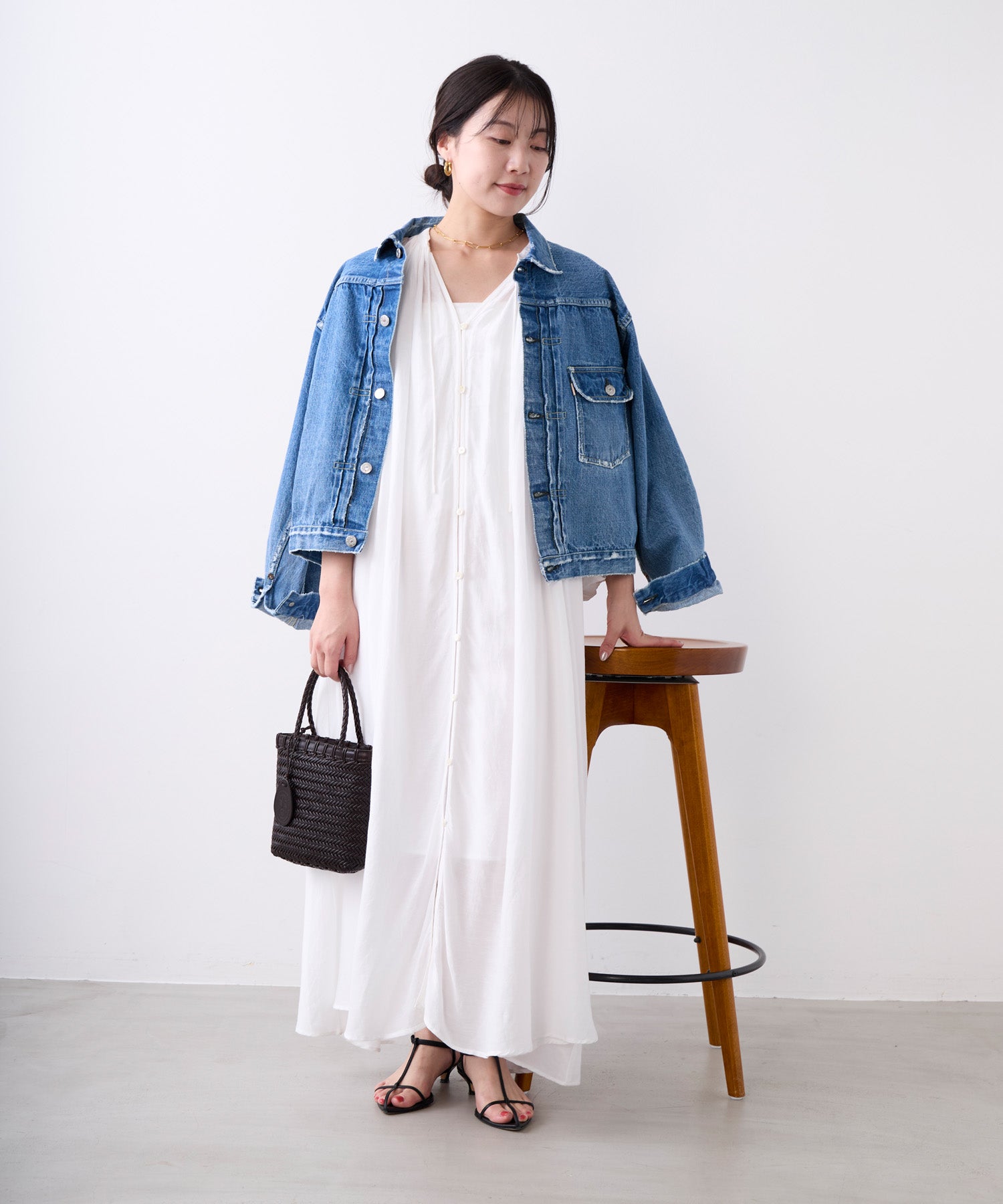 インドリネンギャザーワンピース | MICA&DEAL ONLINE STORE