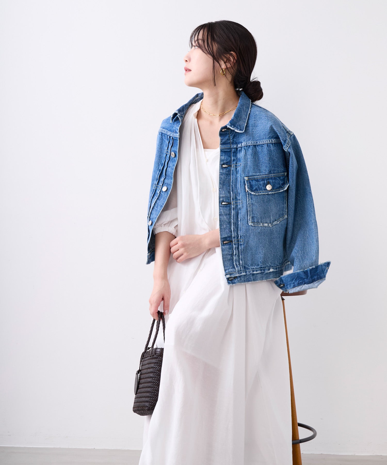 インドリネンギャザーワンピース | MICA&DEAL ONLINE STORE