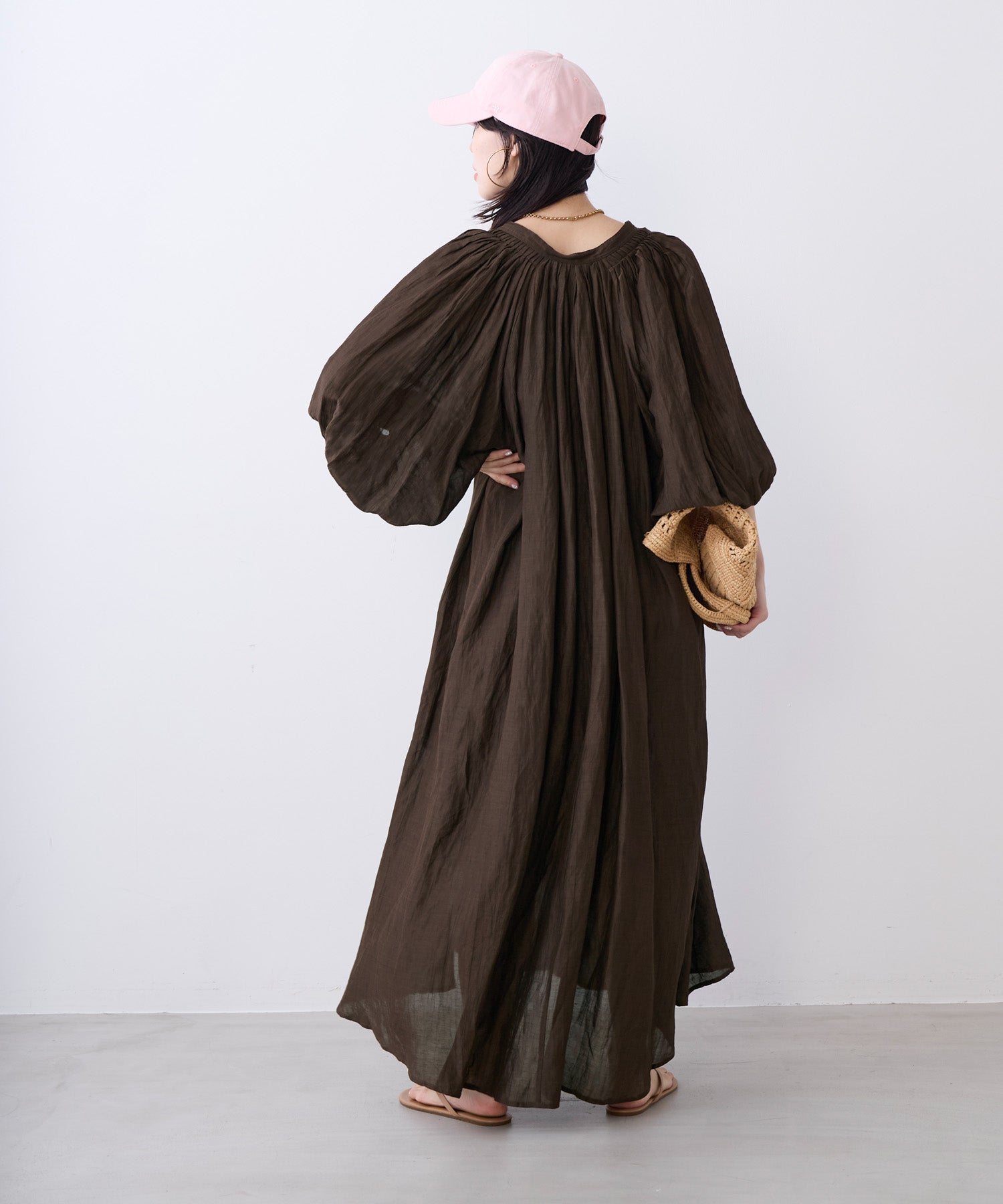 インドリネンギャザーワンピース | MICA&DEAL ONLINE STORE