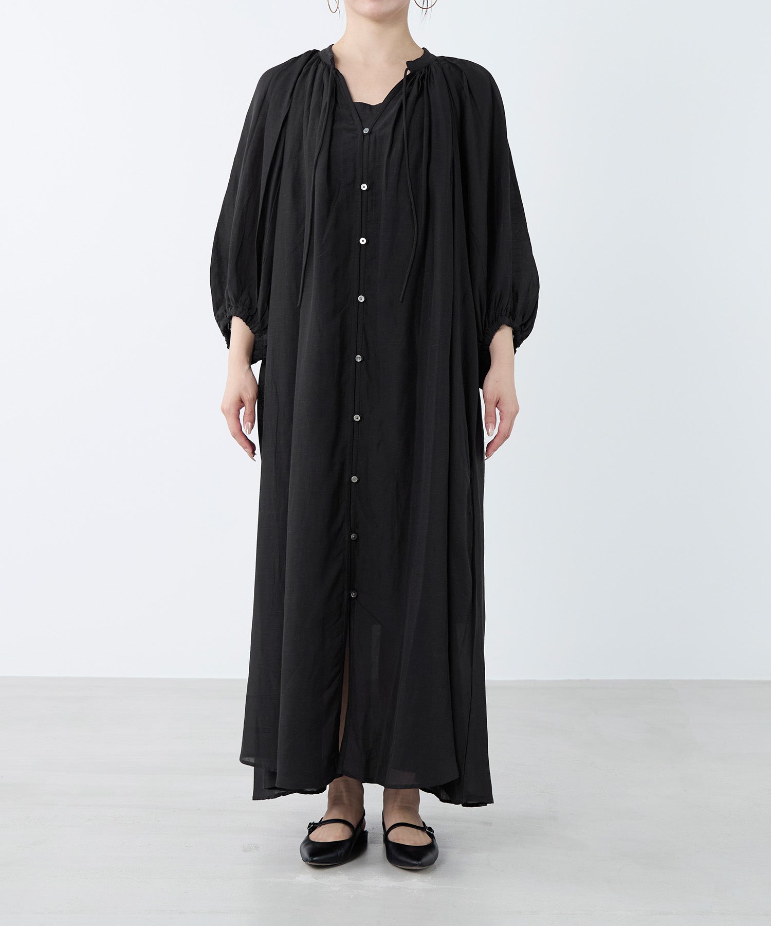 ワンピース mican インドリネンギャザーワンピース | MICA&DEAL ONLINE STORE