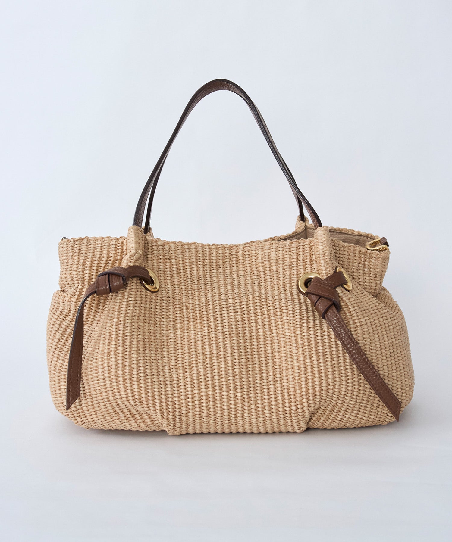 VIOLAd'ORO】ラフィア調レザーハンドバッグ-SANDRO | MICA&DEAL ONLINE