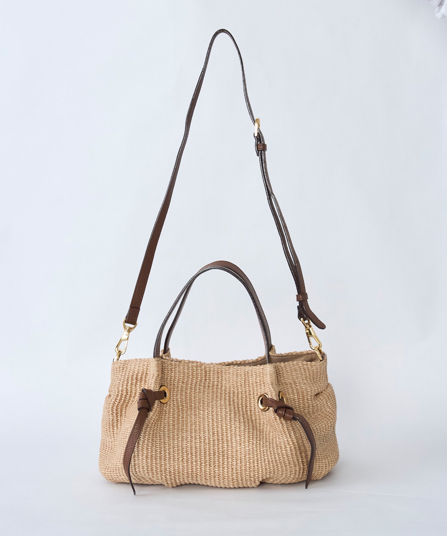 VIOLAd'ORO】ラフィア調レザーハンドバッグ-SANDRO | MICA&DEAL ONLINE