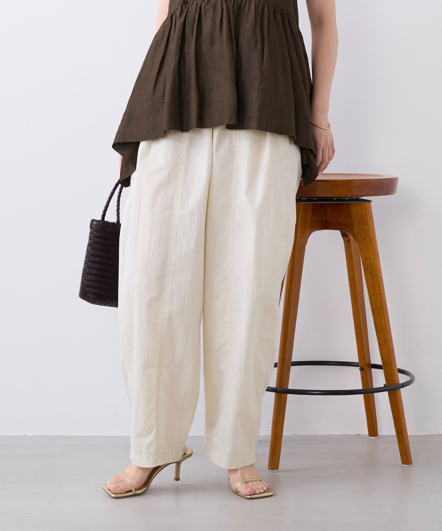 20%off]撥水-ワイドコクーンイージーパンツ | MICA&DEAL ONLINE STORE