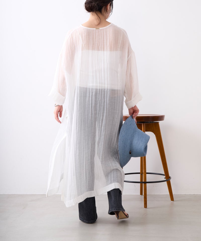 40%off]ヘンリーネックシアーワンピース | MICA&DEAL ONLINE STORE