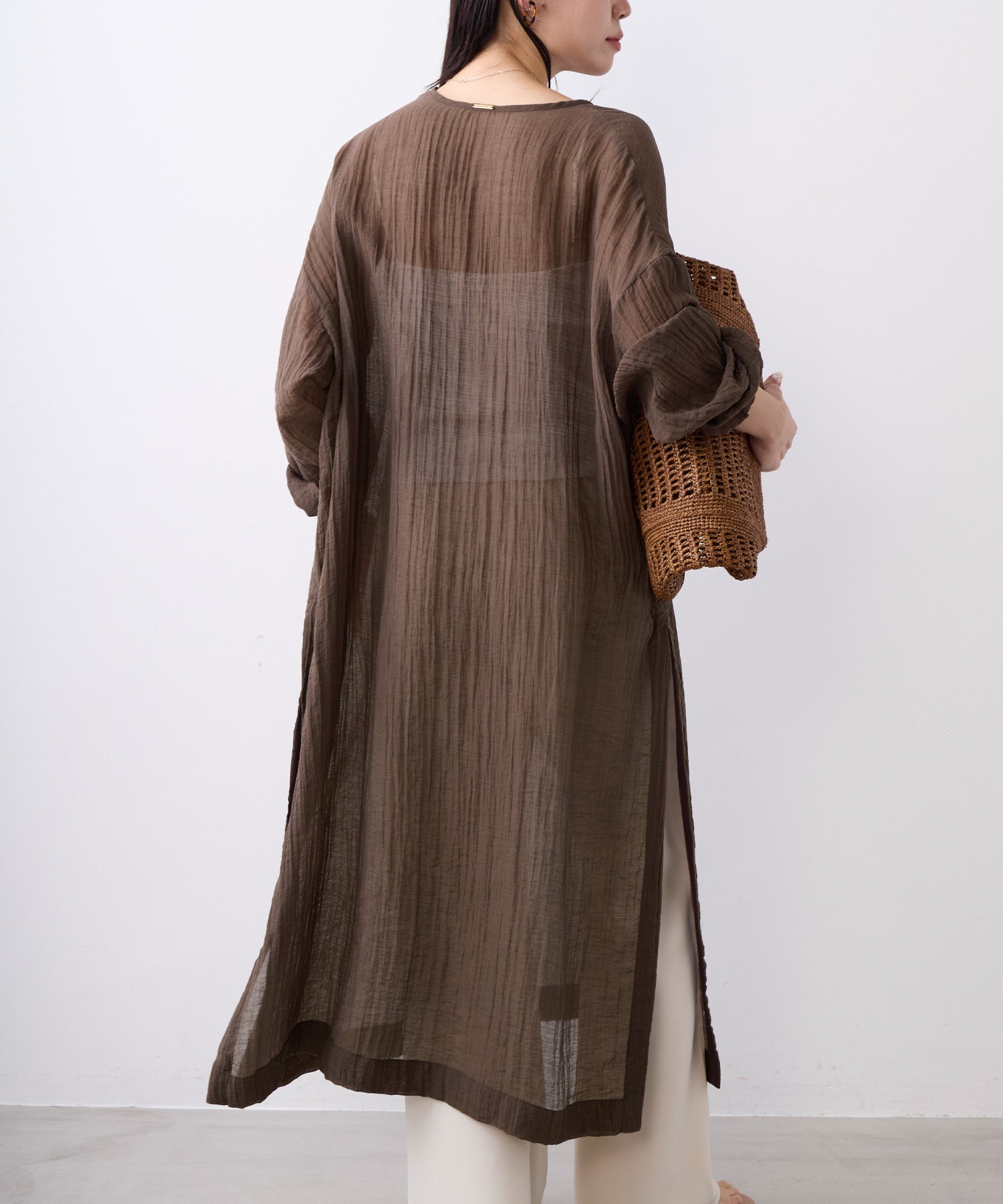 ヘンリーネックシアーワンピース | MICA&DEAL ONLINE STORE