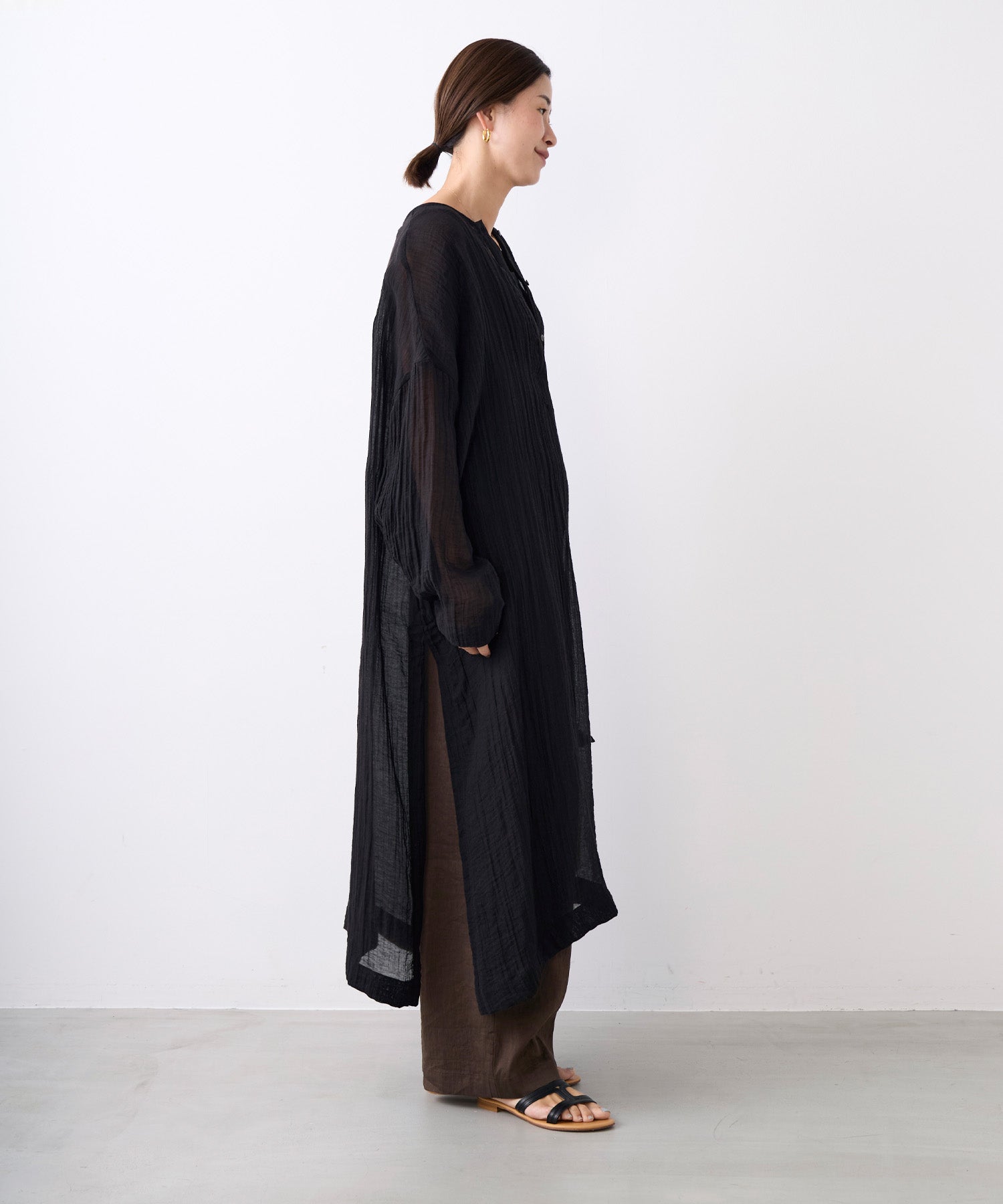 ヘンリーネックシアーワンピース | MICA&DEAL ONLINE STORE