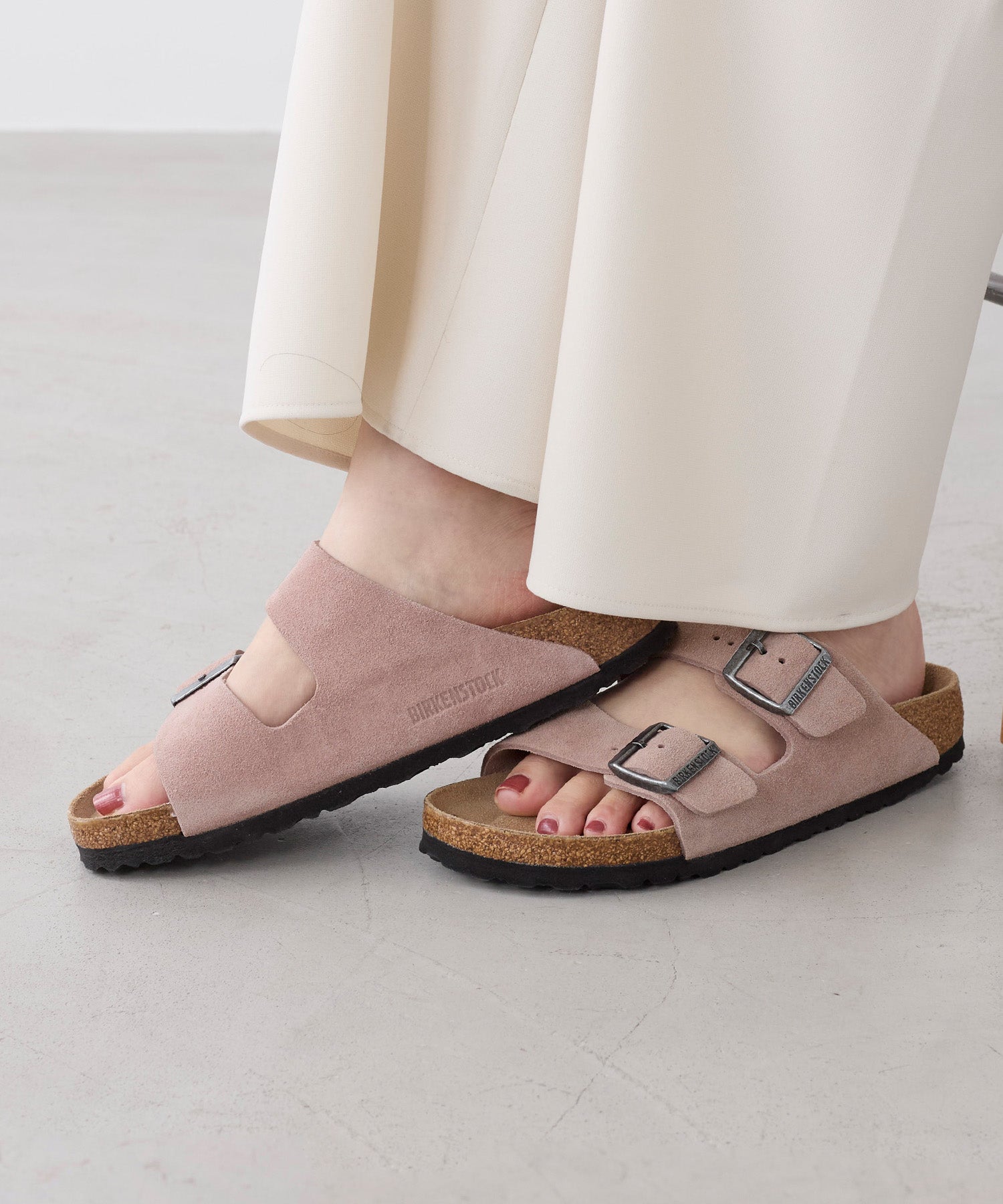 BIRKENSTOCK】アリゾナ スウェードサンダル-ARIZONA BS SUEDE