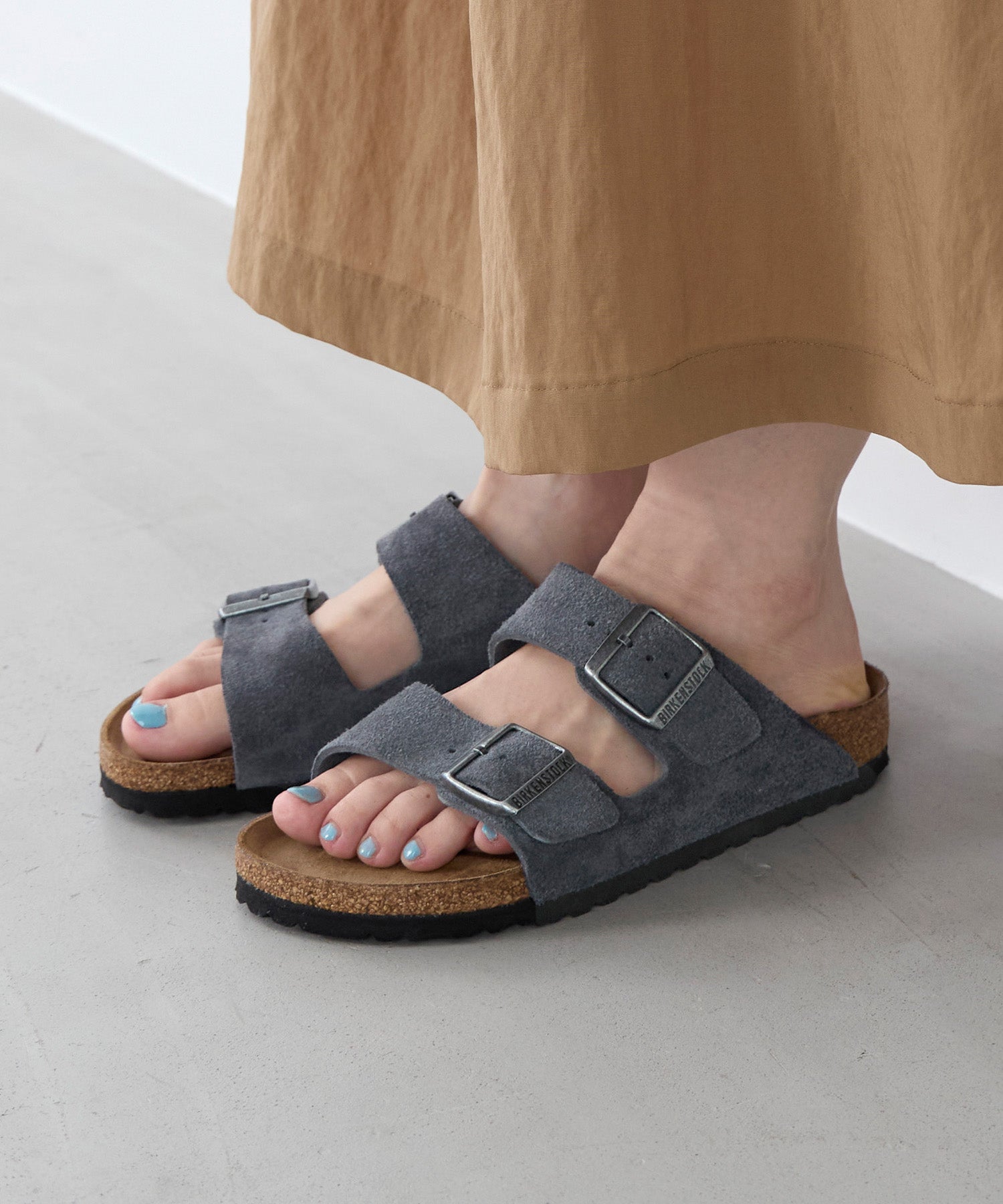 BIRKENSTOCK】アリゾナ スウェードサンダル-ARIZONA BS SUEDE