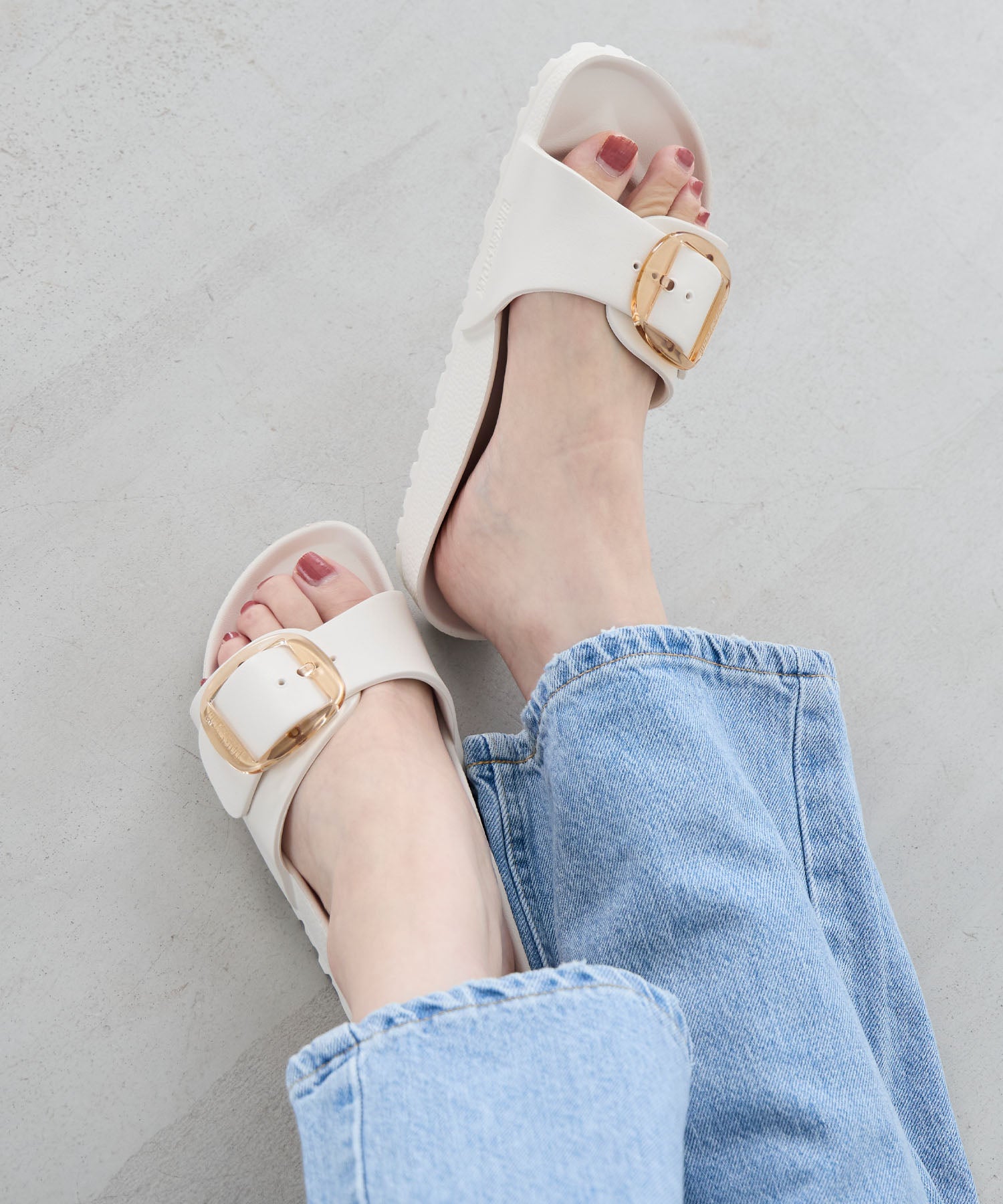 BIRKENSTOCK】マドリッドビッグバックルサンダル-MADRID EVA BIG