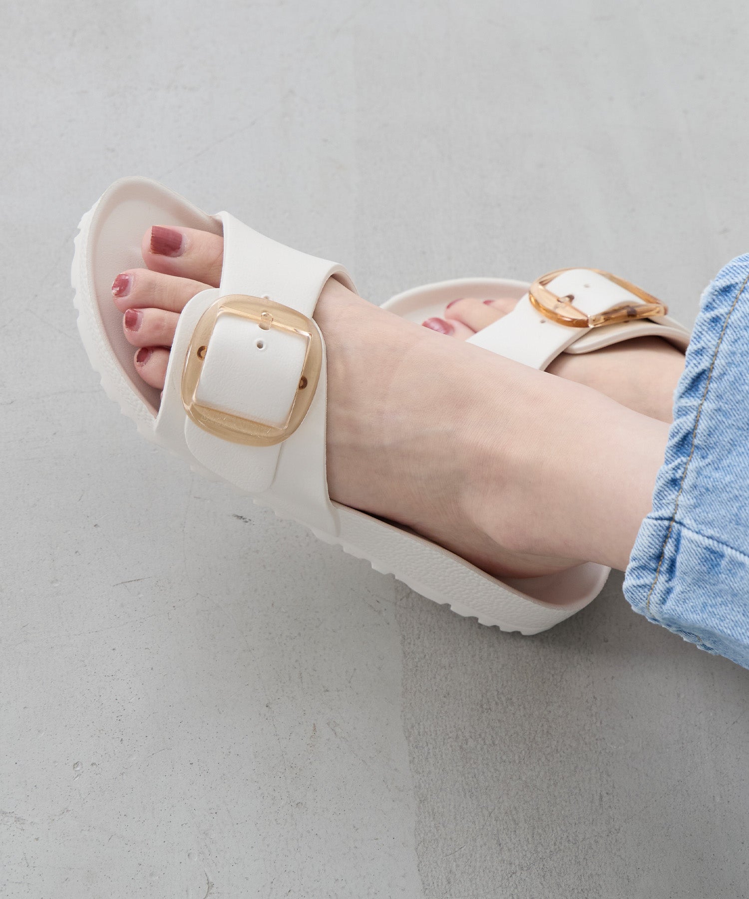 BIRKENSTOCK】マドリッドビッグバックルサンダル-MADRID EVA BIG