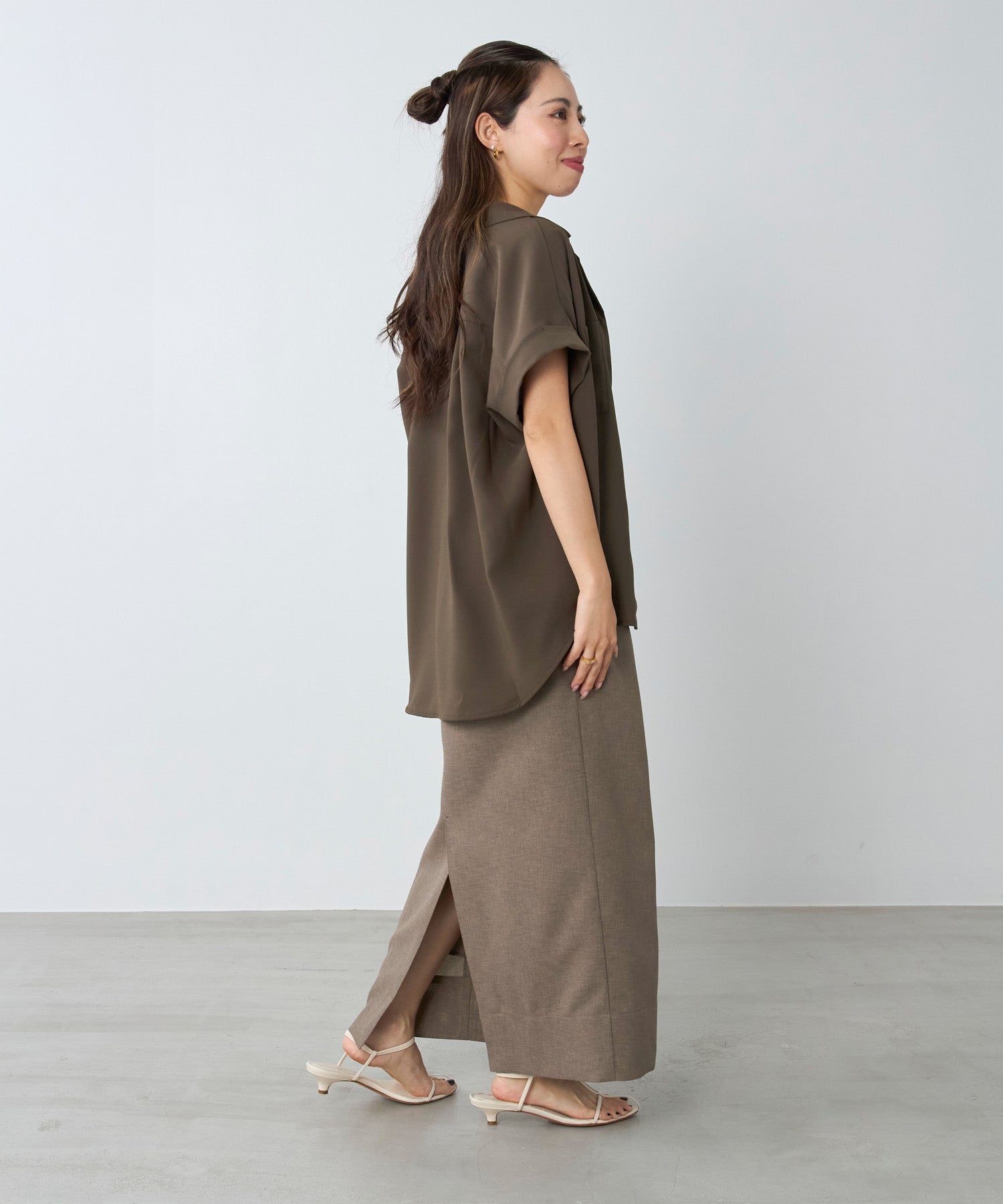 20%off]接触冷感/吸水速乾-オープンカラーシャツ | MICA&DEAL ONLINE STORE