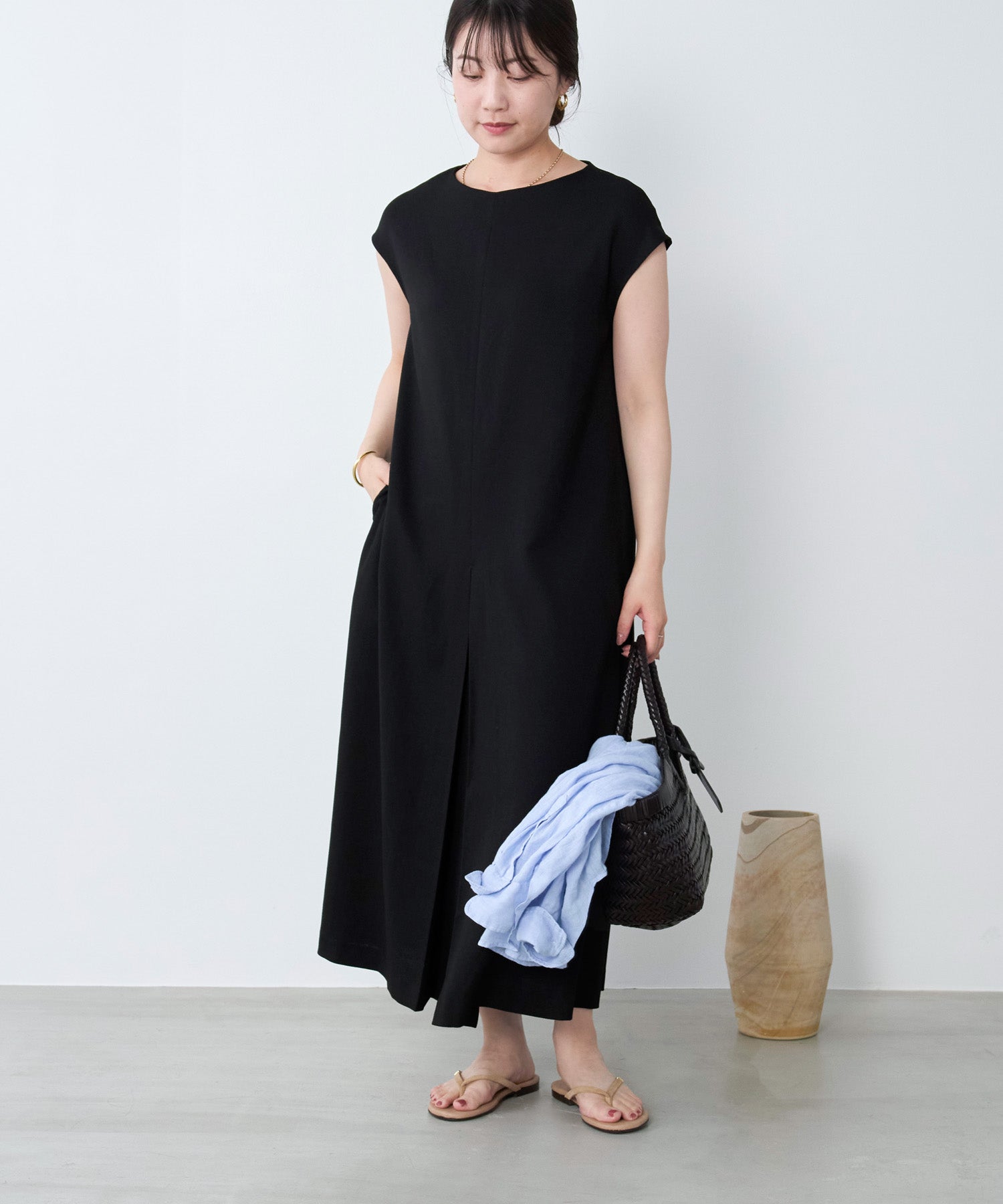 TIME SALE 30%off]リネンライクタックワンピース | MICA&DEAL ONLINE STORE