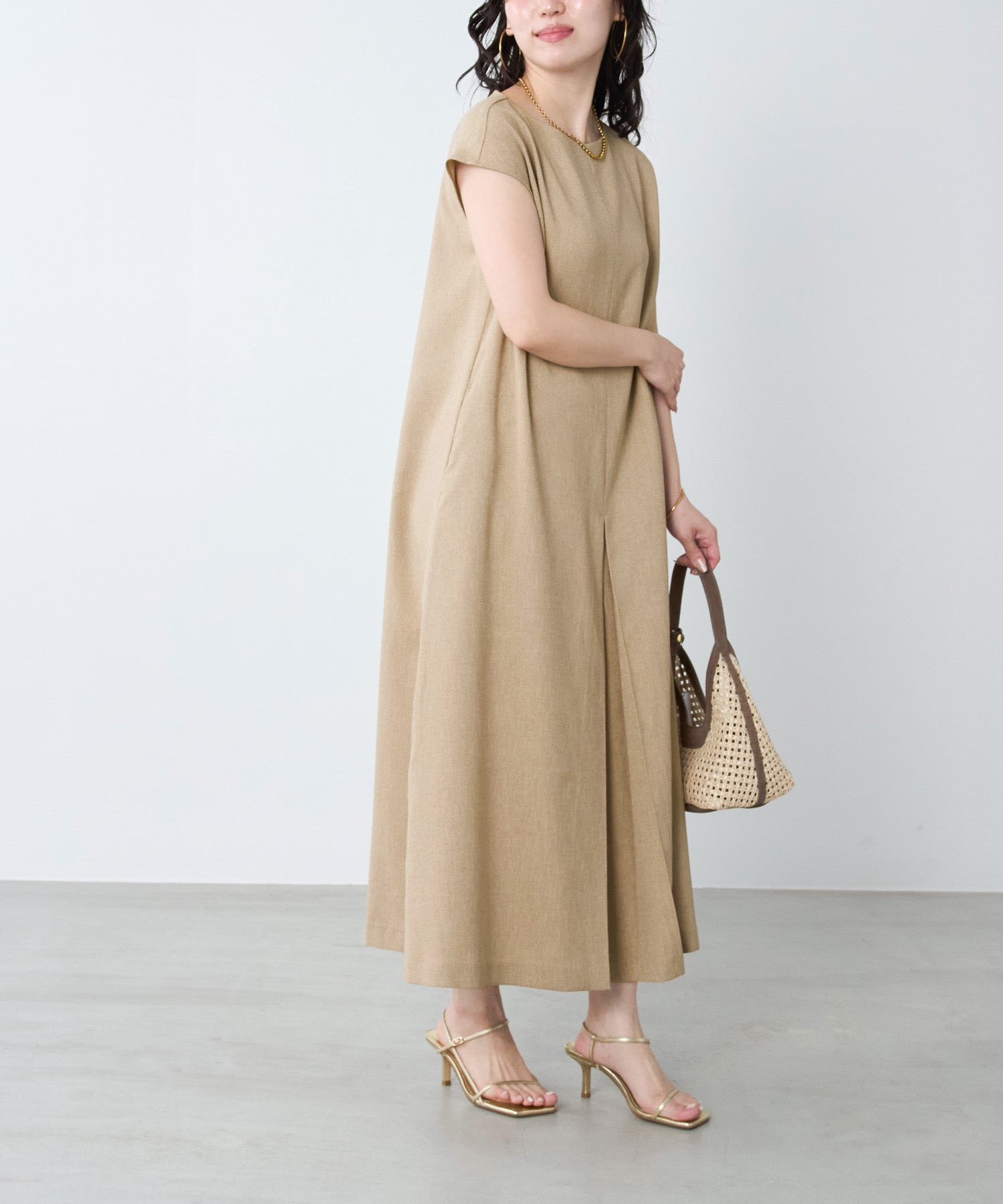 20%off]リネンライクタックワンピース | MICA&DEAL ONLINE STORE