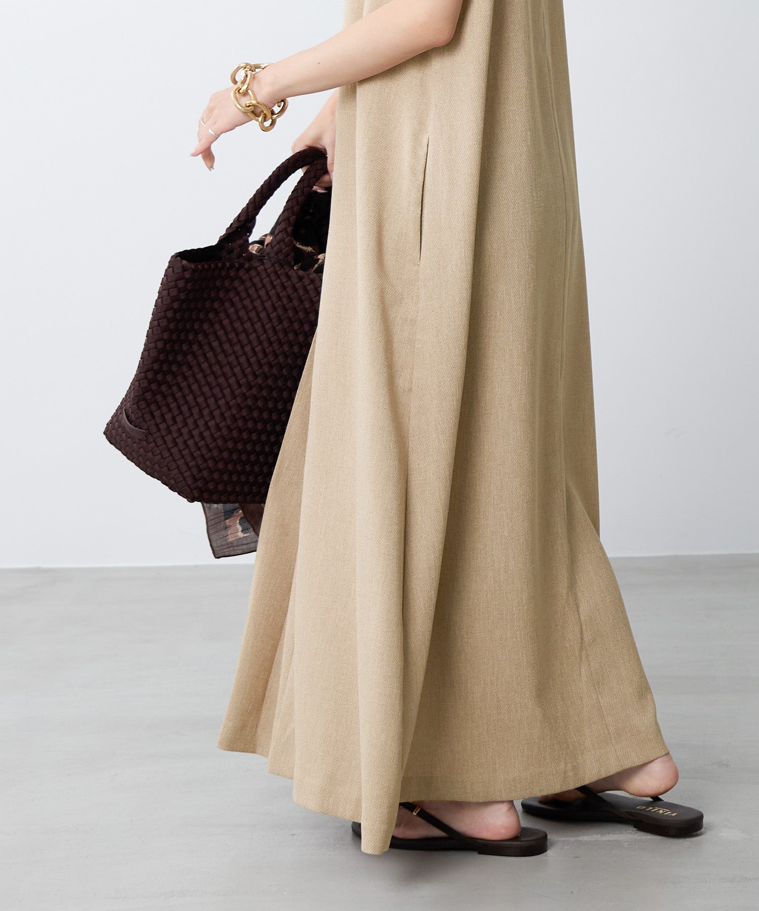 20%off]リネンライクタックワンピース | MICA&DEAL ONLINE STORE