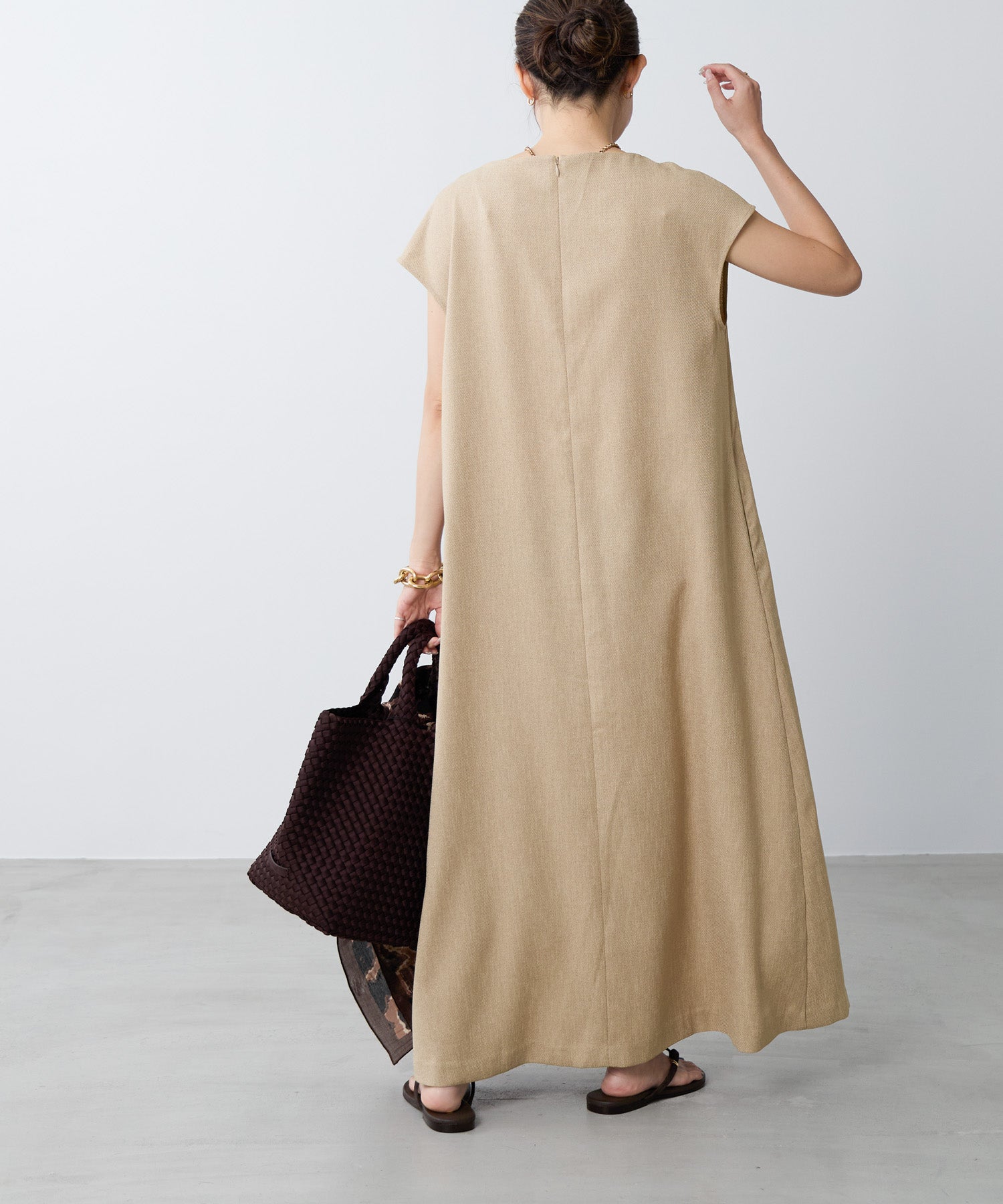 20%off]リネンライクタックワンピース | MICA&DEAL ONLINE STORE