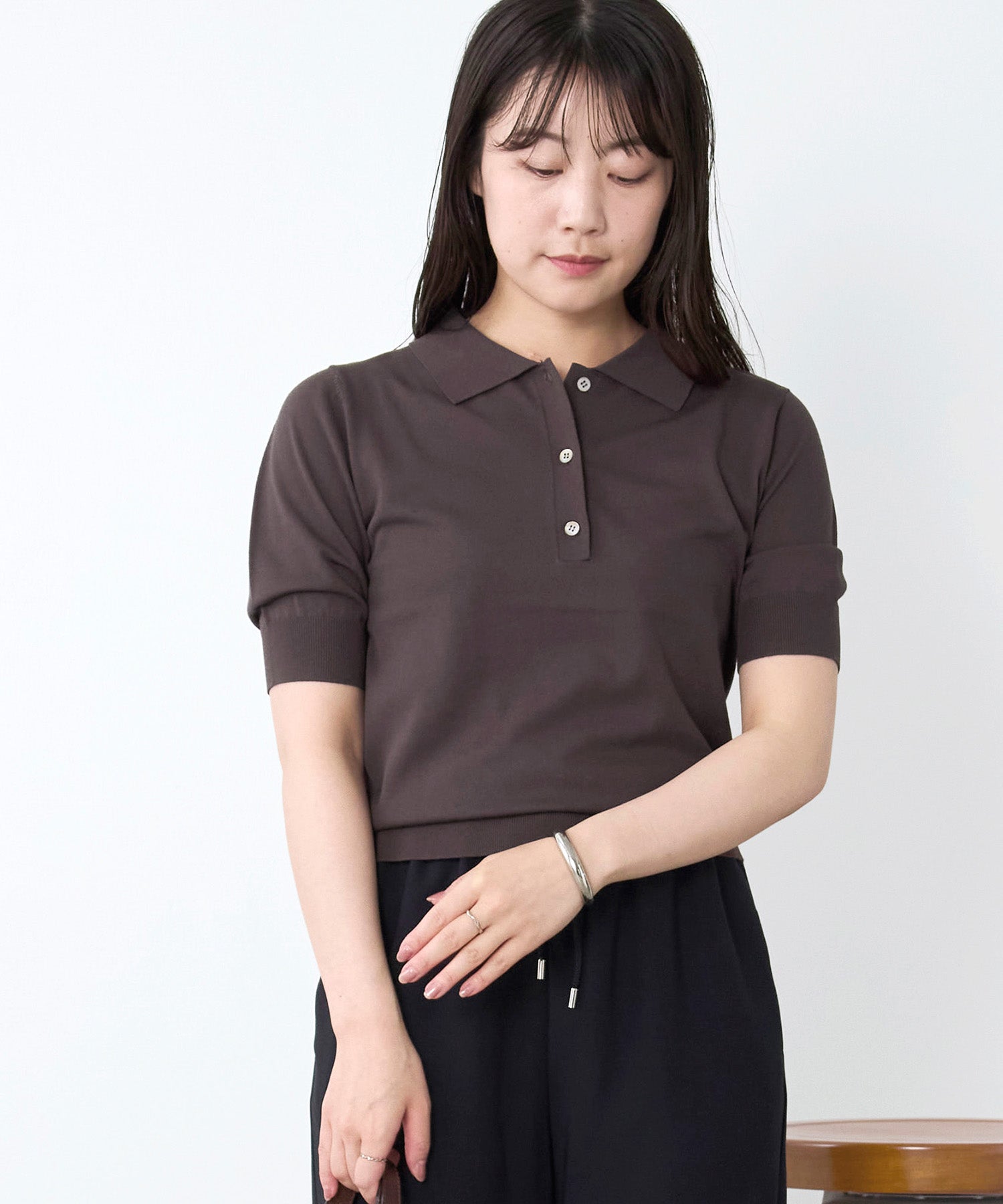 接触冷感/吸水速乾-サマーポロニット | MICA&DEAL ONLINE STORE