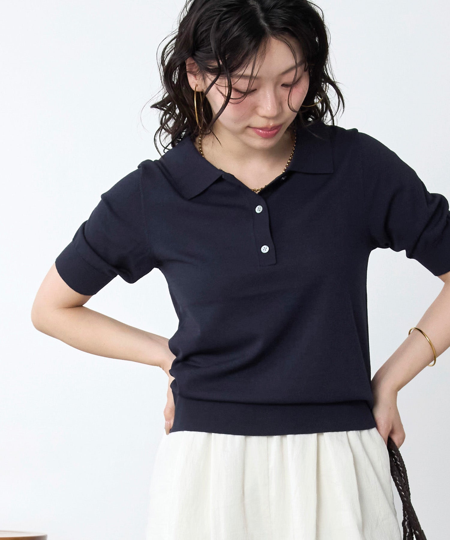 20%off]接触冷感/吸水速乾-サマーポロニット | MICA&DEAL ONLINE STORE