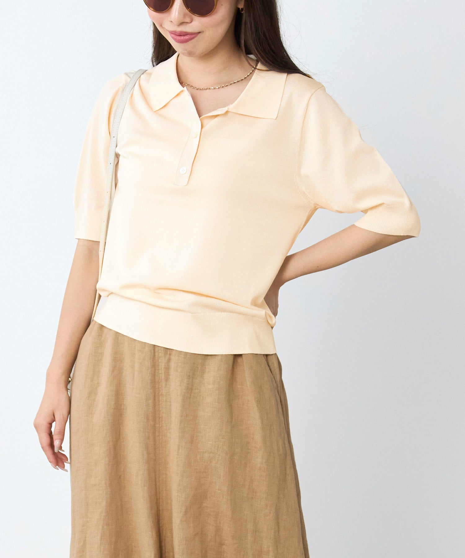 接触冷感/吸水速乾-サマーポロニット | MICA&DEAL ONLINE STORE