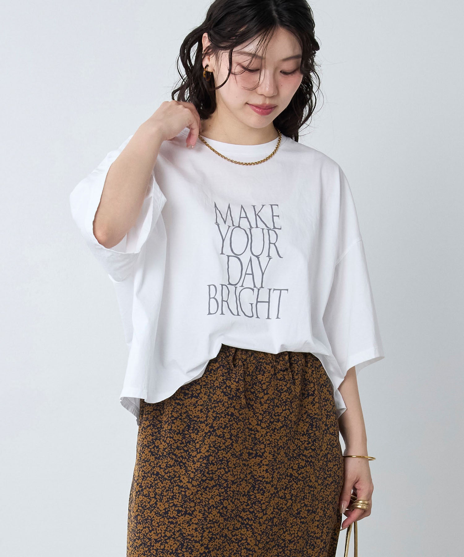 ロゴプリントクロップドT-shirt | MICA&DEAL ONLINE STORE