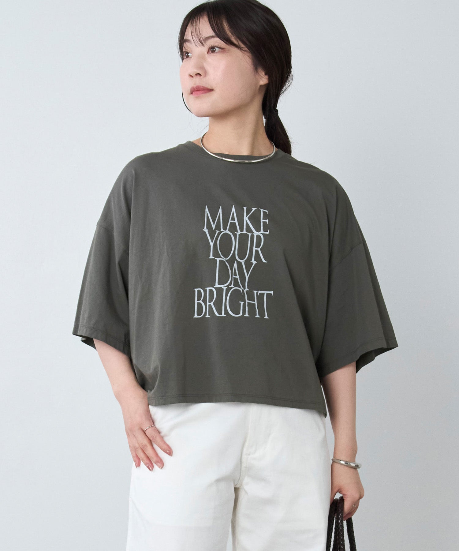 ロゴプリントクロップドT-shirt | MICA&DEAL ONLINE STORE