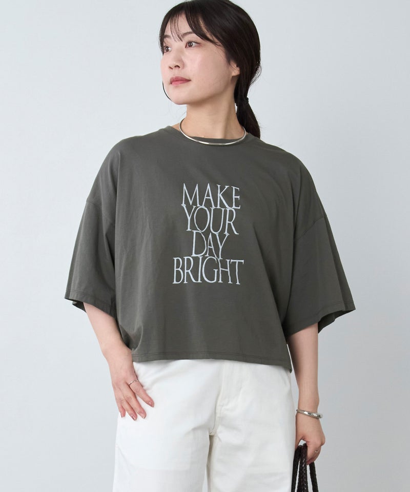 ロゴプリントクロップドT-shirt | MICA&DEAL ONLINE STORE