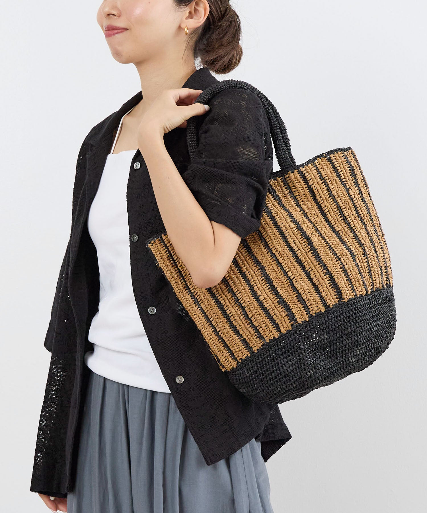 AFRICANSQUARE】ラフィアかぎ網みバッグ | MICA&DEAL ONLINE STORE