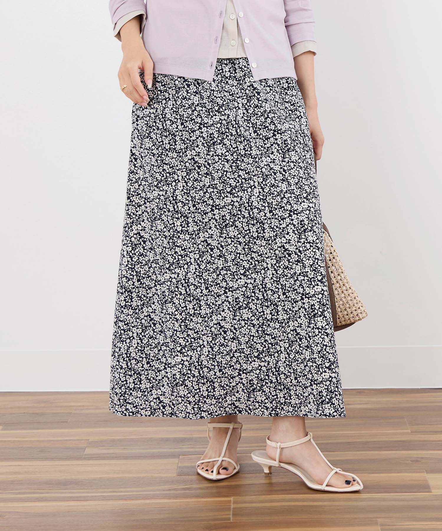 40%off]フラワープリントセミフレアスカート | MICA&DEAL ONLINE STORE