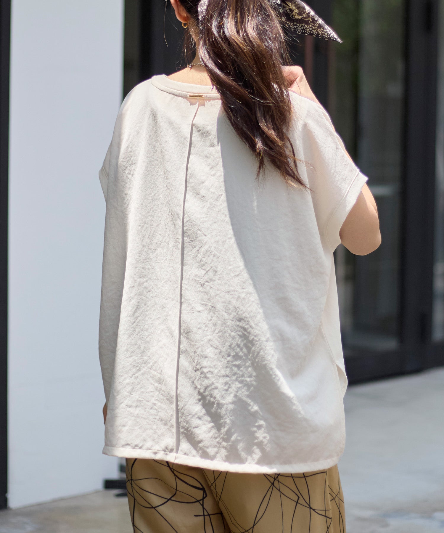 TIME SALE 30%off]フレンチスリーブシアーTブラウス | MICA&DEAL