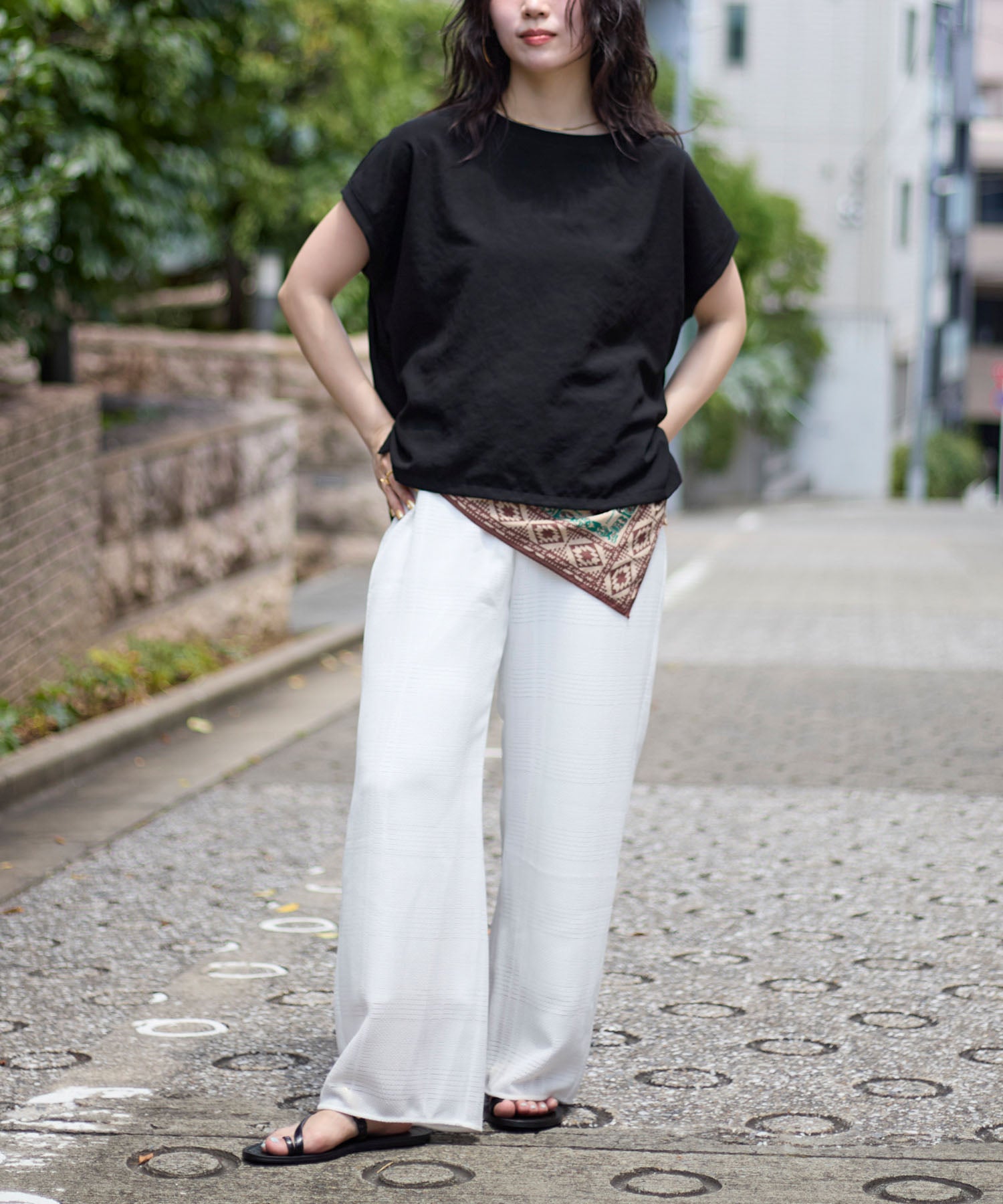 TIME SALE 30%off]フレンチスリーブシアーTブラウス | MICA&DEAL