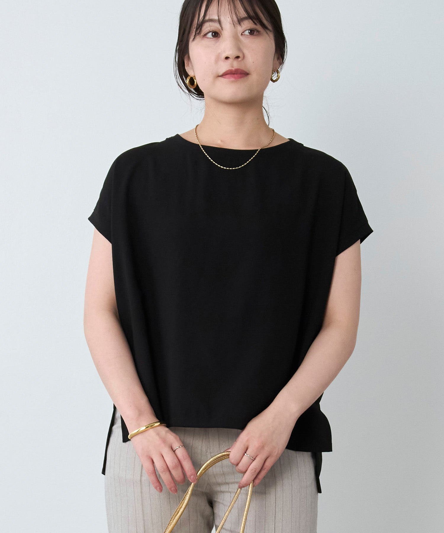 TIME SALE 30%off]フレンチスリーブシアーTブラウス | MICA&DEAL