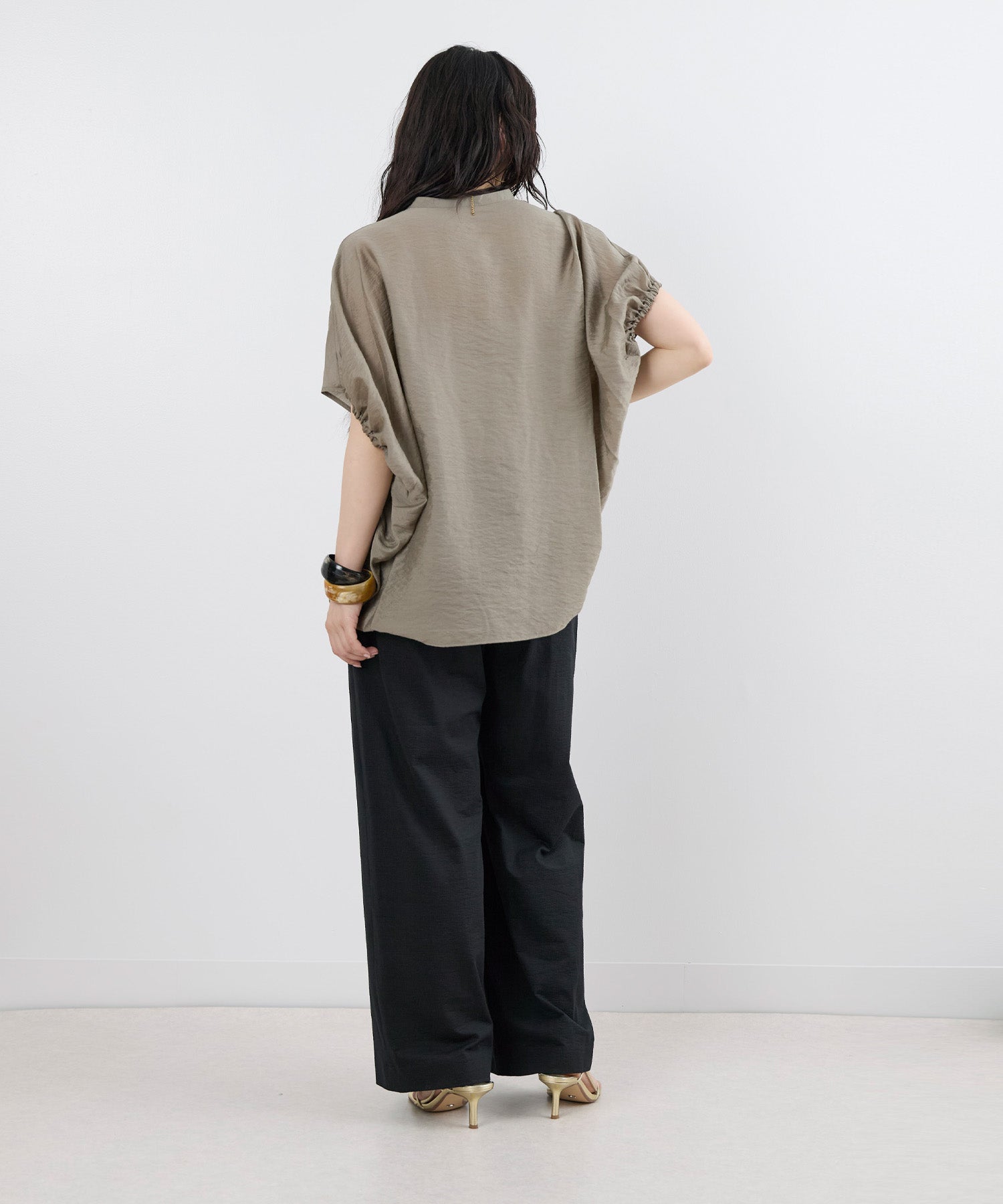 40%off]シアーリネン混ポンチョブラウス | MICA&DEAL ONLINE STORE