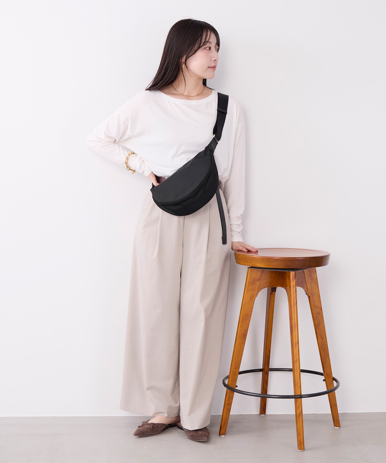 VIOLAd'ORO】ナイロンボディバッグ-BIANCA Nylon bag | MICA&DEAL