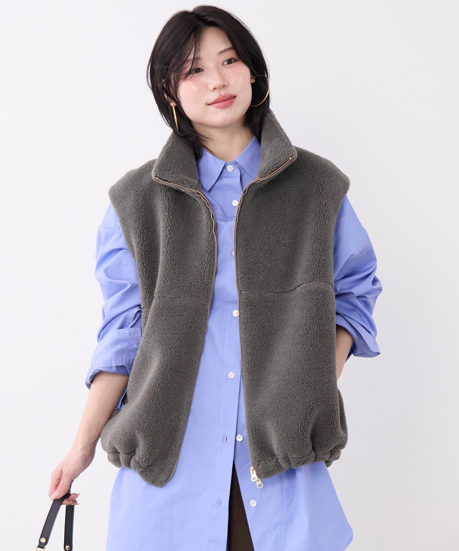 予約】ダブルジップボアベスト | MICA&DEAL ONLINE STORE