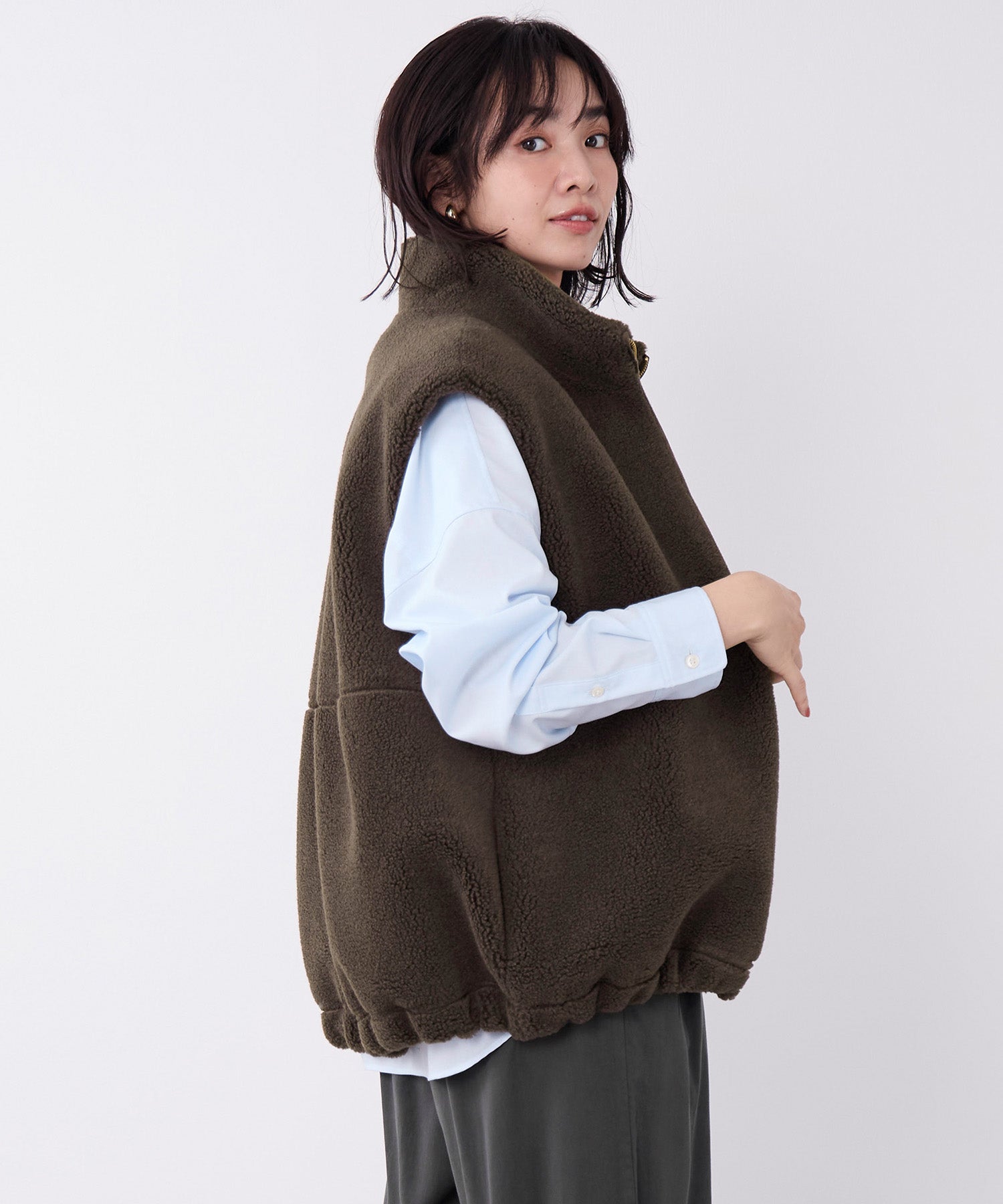 予約】ダブルジップボアベスト | MICA&DEAL ONLINE STORE