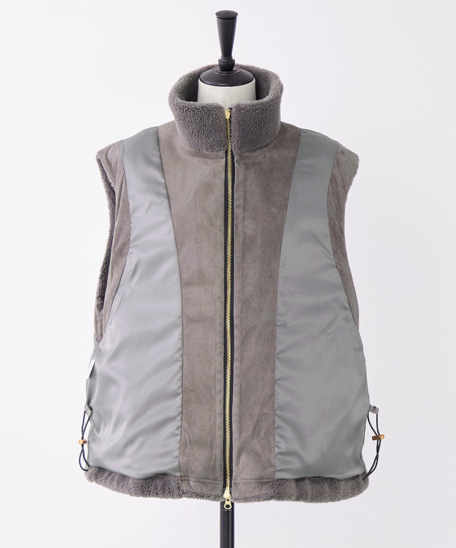 ダブルジップボアベスト | MICA&DEAL ONLINE STORE