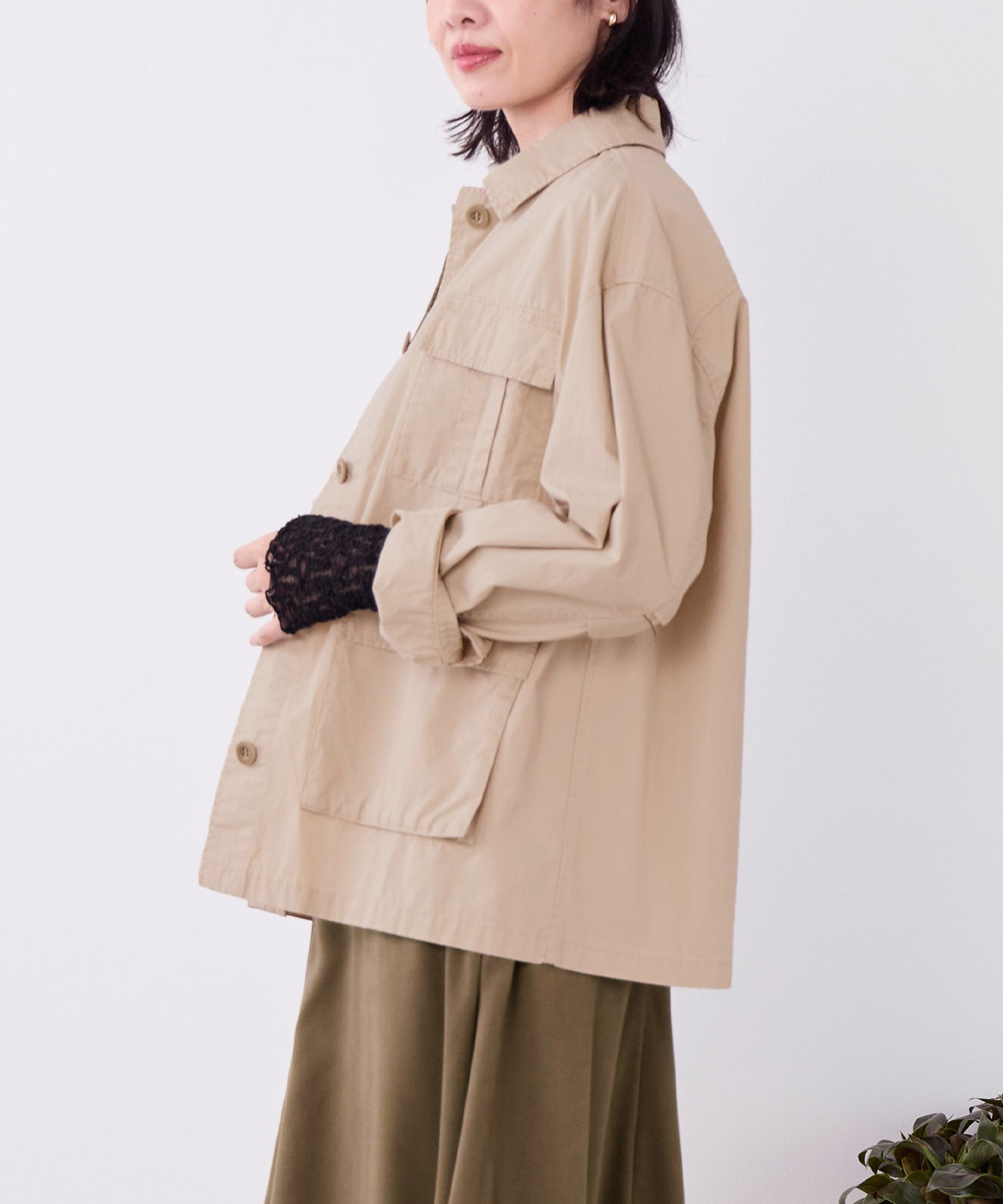 バイオウォッシュミリタリーシャツジャケット | MICA&DEAL ONLINE STORE