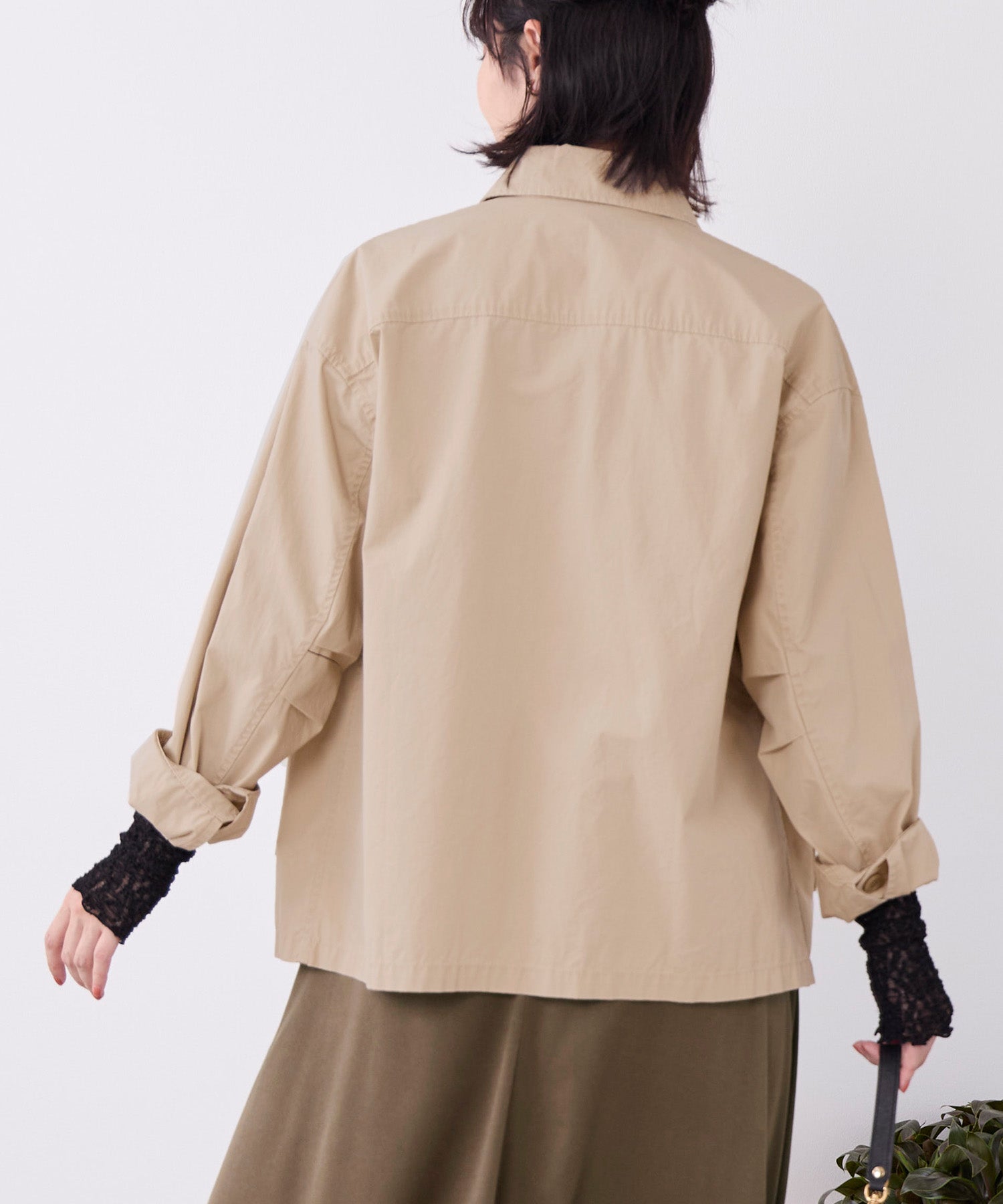 バイオウォッシュミリタリーシャツジャケット | MICA&DEAL ONLINE STORE