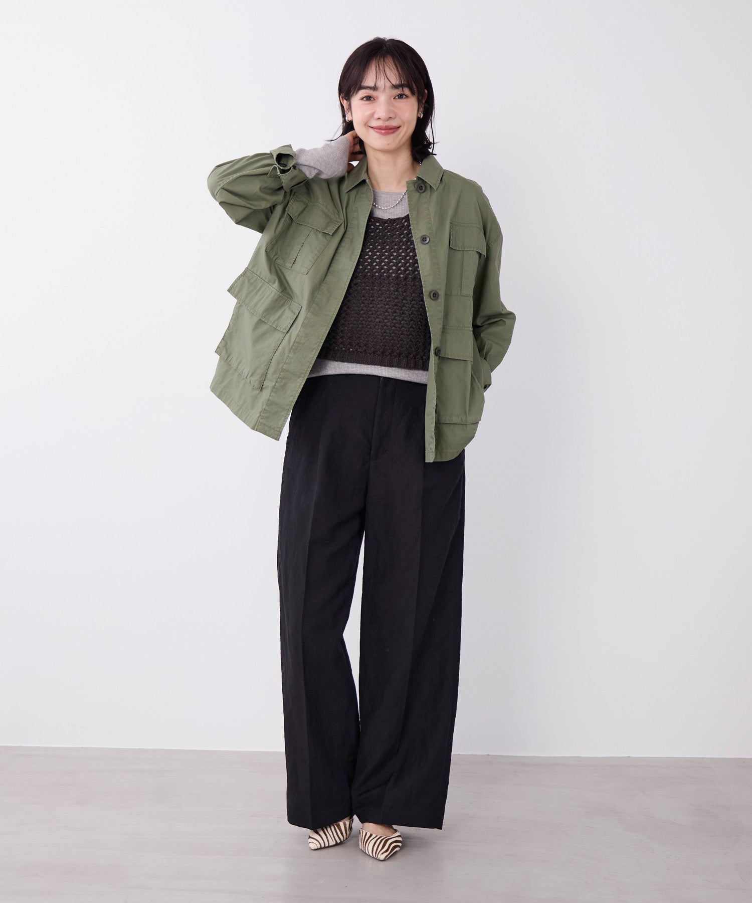 バイオウォッシュミリタリーシャツジャケット | MICA&DEAL ONLINE STORE