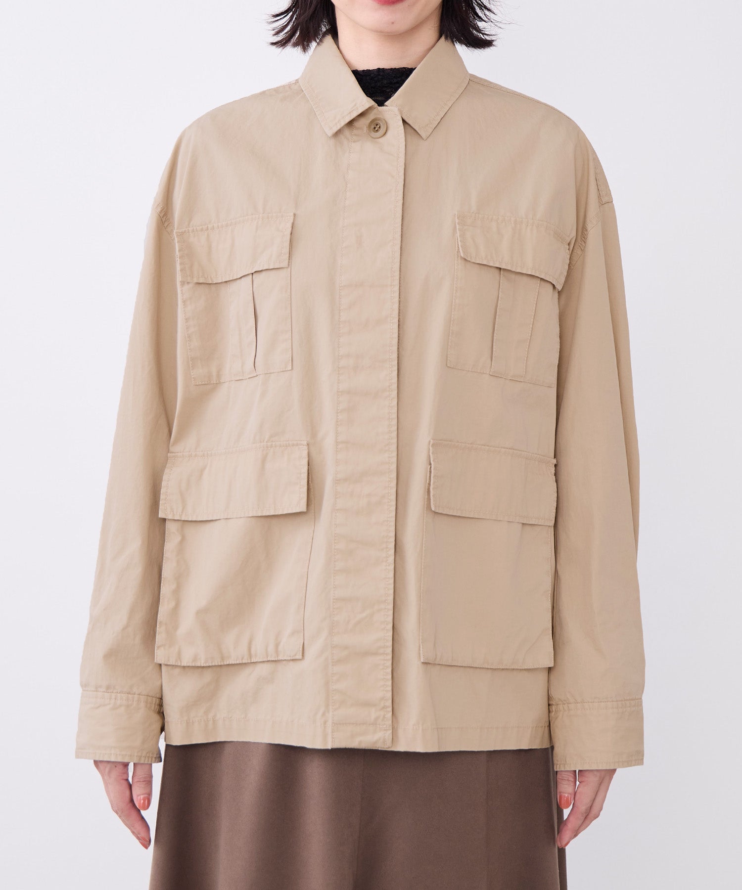 バイオウォッシュミリタリーシャツジャケット | MICA&DEAL ONLINE STORE