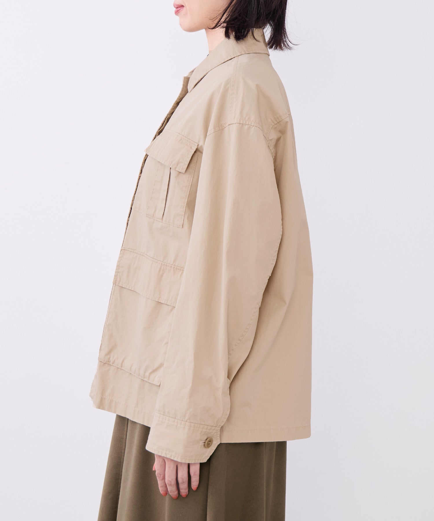 バイオウォッシュミリタリーシャツジャケット | MICA&DEAL ONLINE STORE
