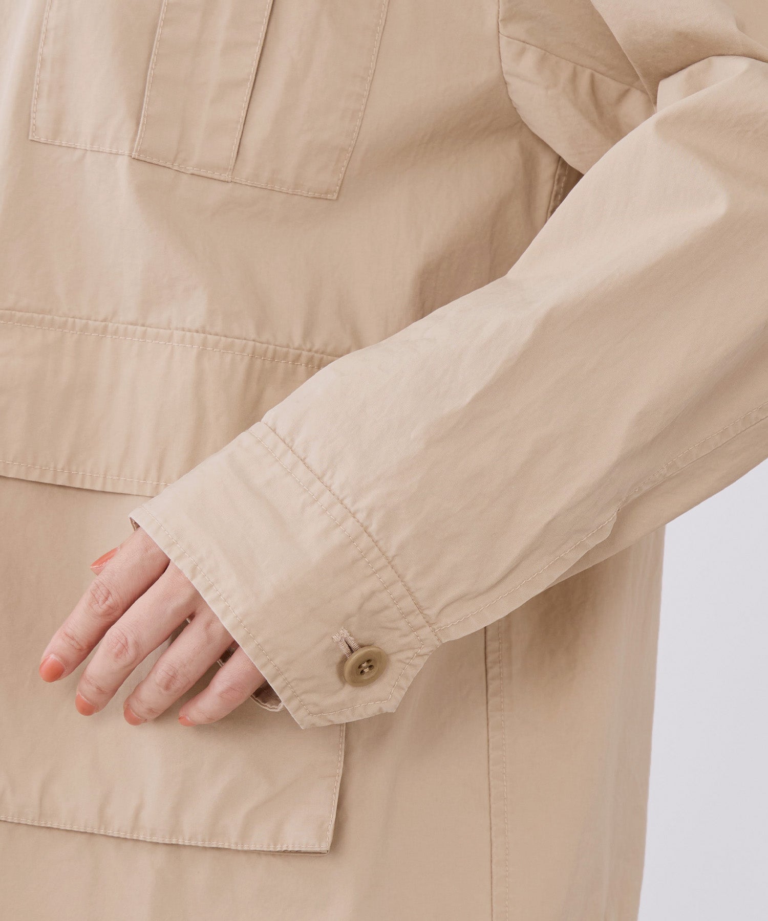 バイオウォッシュミリタリーシャツジャケット | MICA&DEAL ONLINE STORE