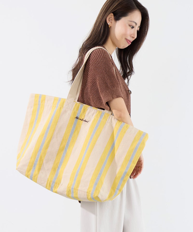 ストライプキャンバストートバッグ | MICA&DEAL ONLINE STORE