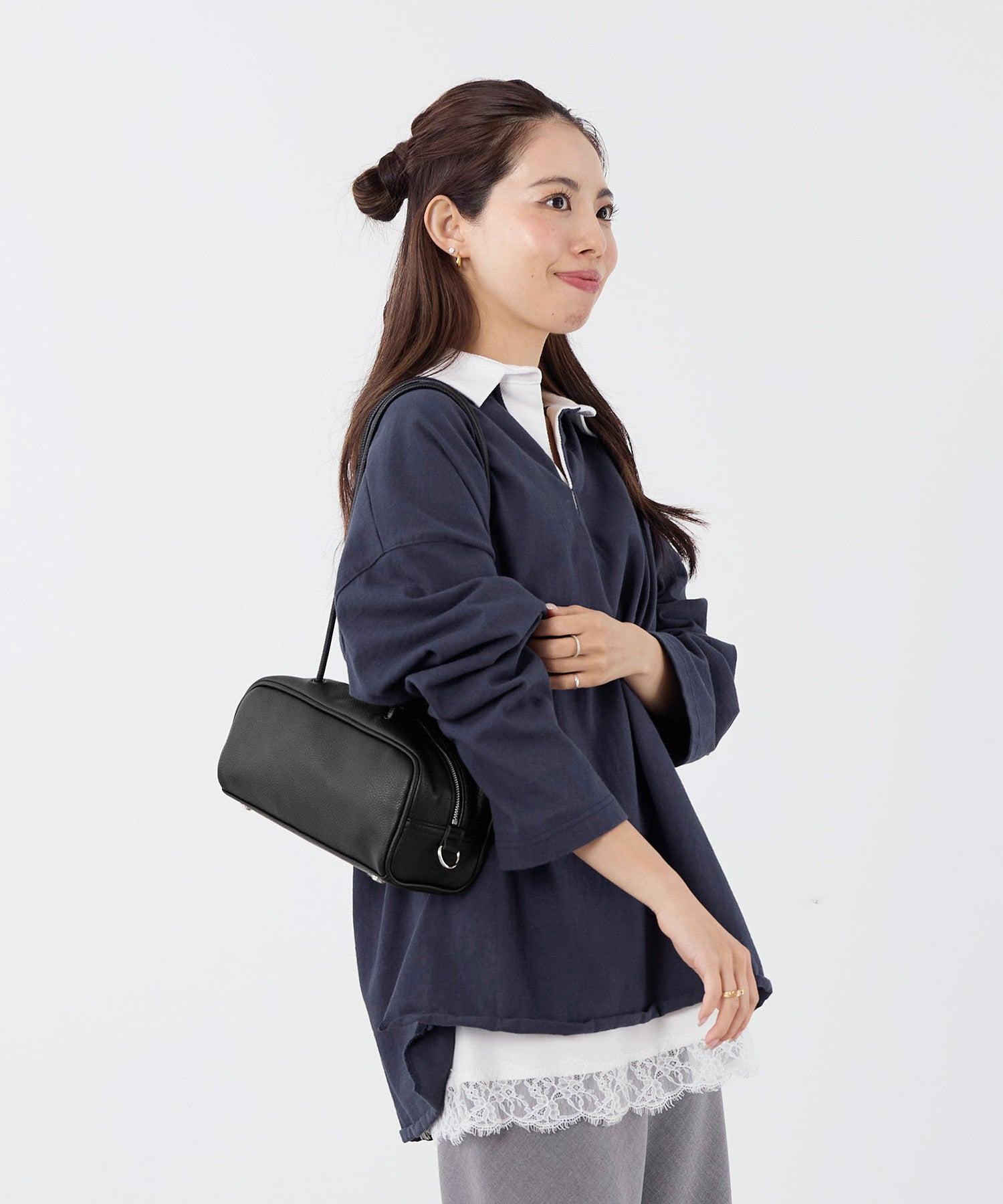 &MyuQ】ミニボストンショルダーバッグ-KAKU BAG | MICA&DEAL ONLINE STORE