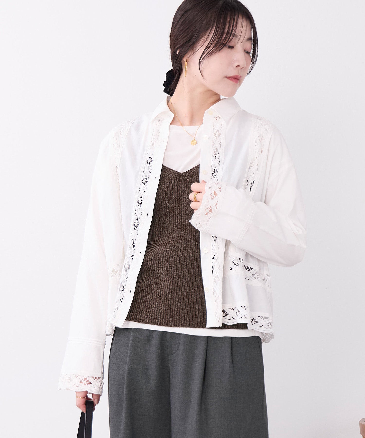 バテンレースボックスシャツ | MICA&DEAL ONLINE STORE
