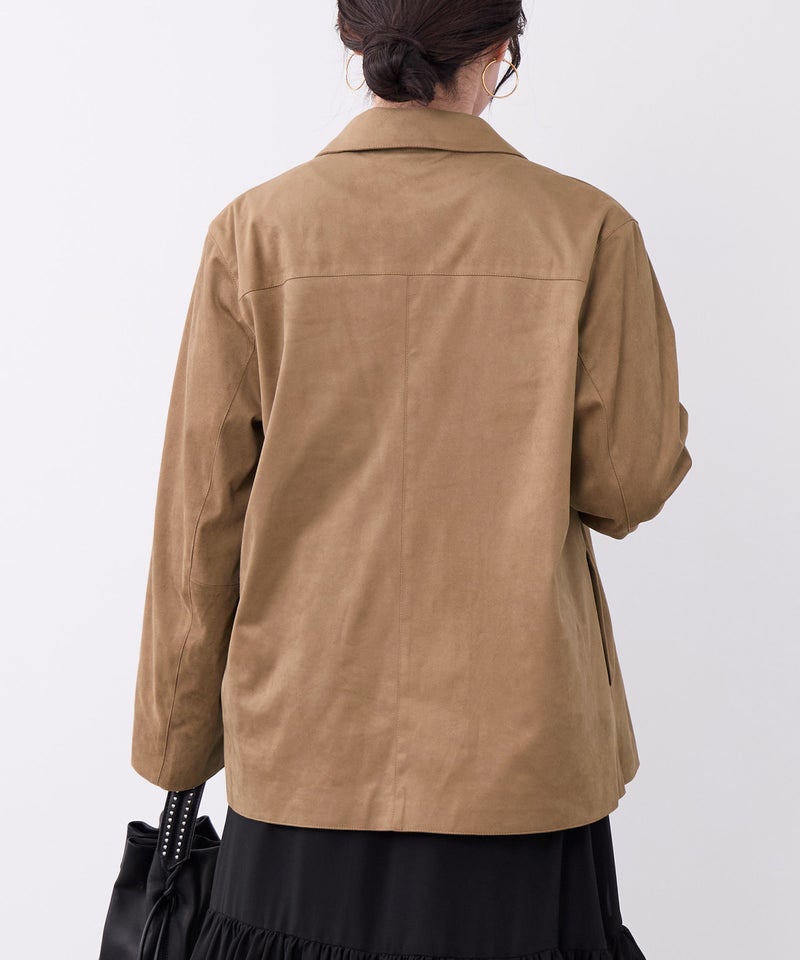 フェイクスエードシャツジャケット | MICA&DEAL ONLINE STORE