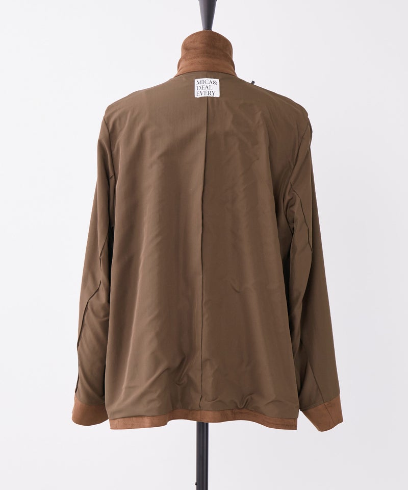 フェイクスエードシャツジャケット | MICA&DEAL ONLINE STORE