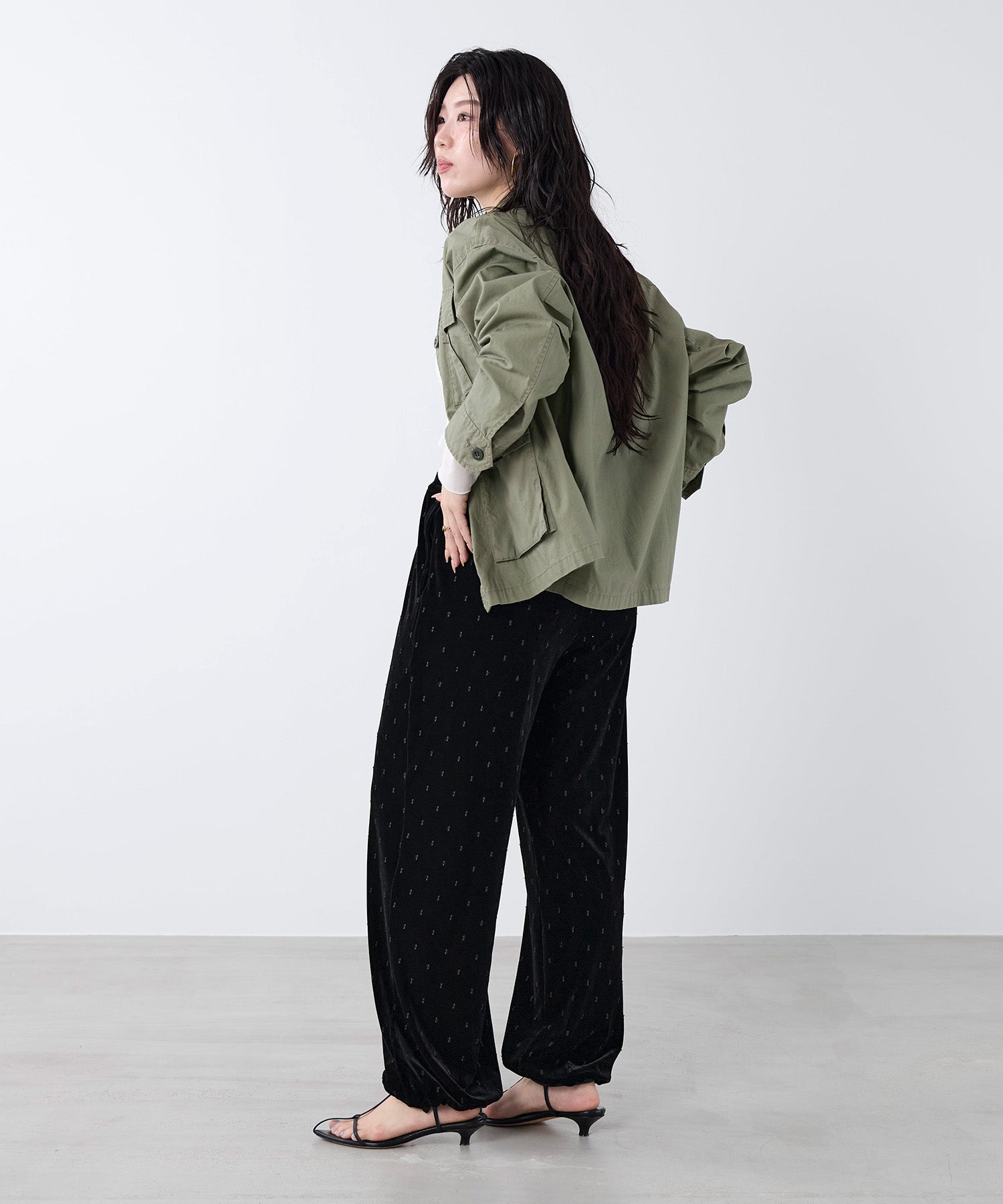 TICCA】ベロアボウタイドットパンツ | MICA&DEAL ONLINE STORE