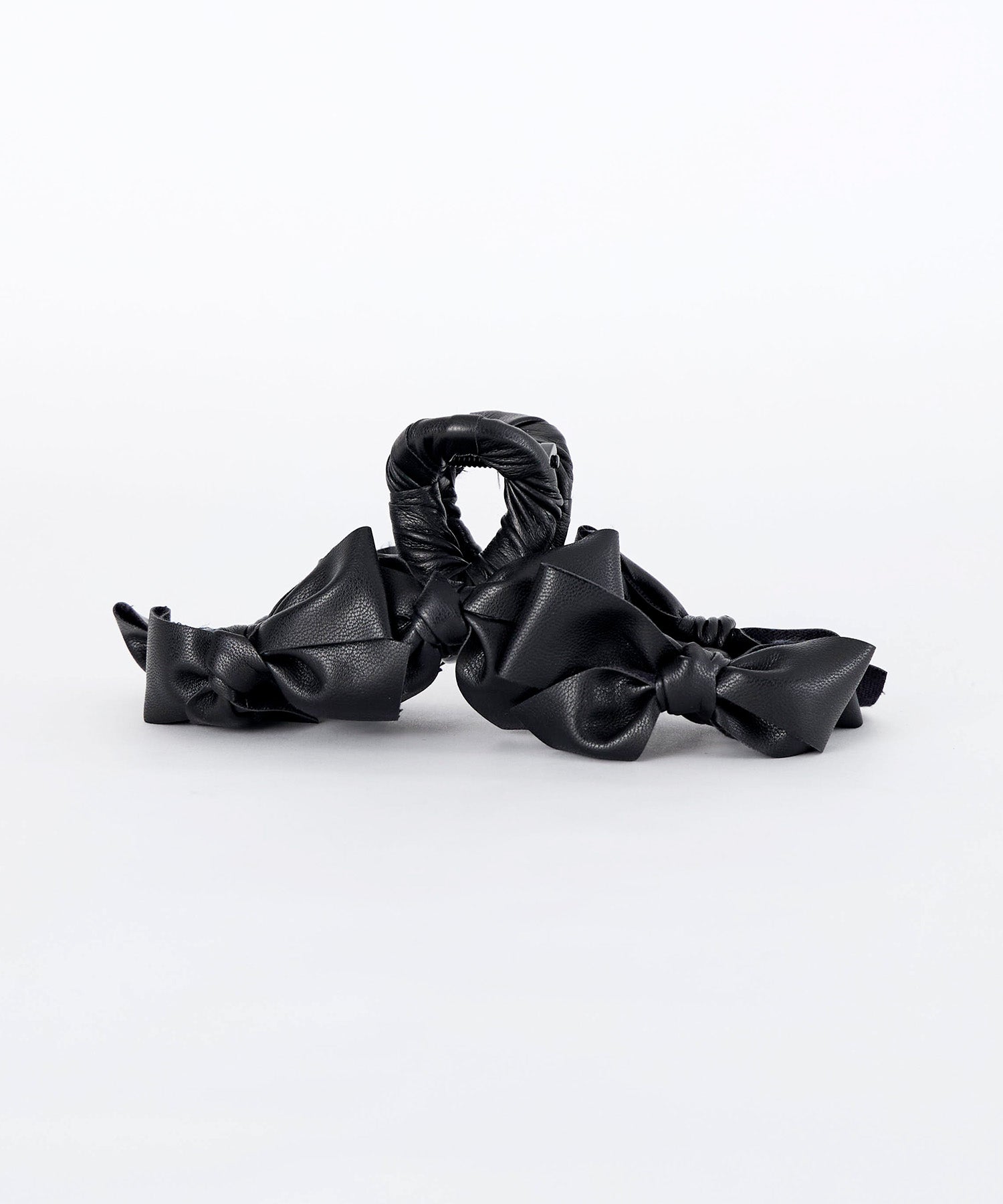 TRESSE】レザーリボンヘアクリップ-Leather ruban clip | MICA&DEAL